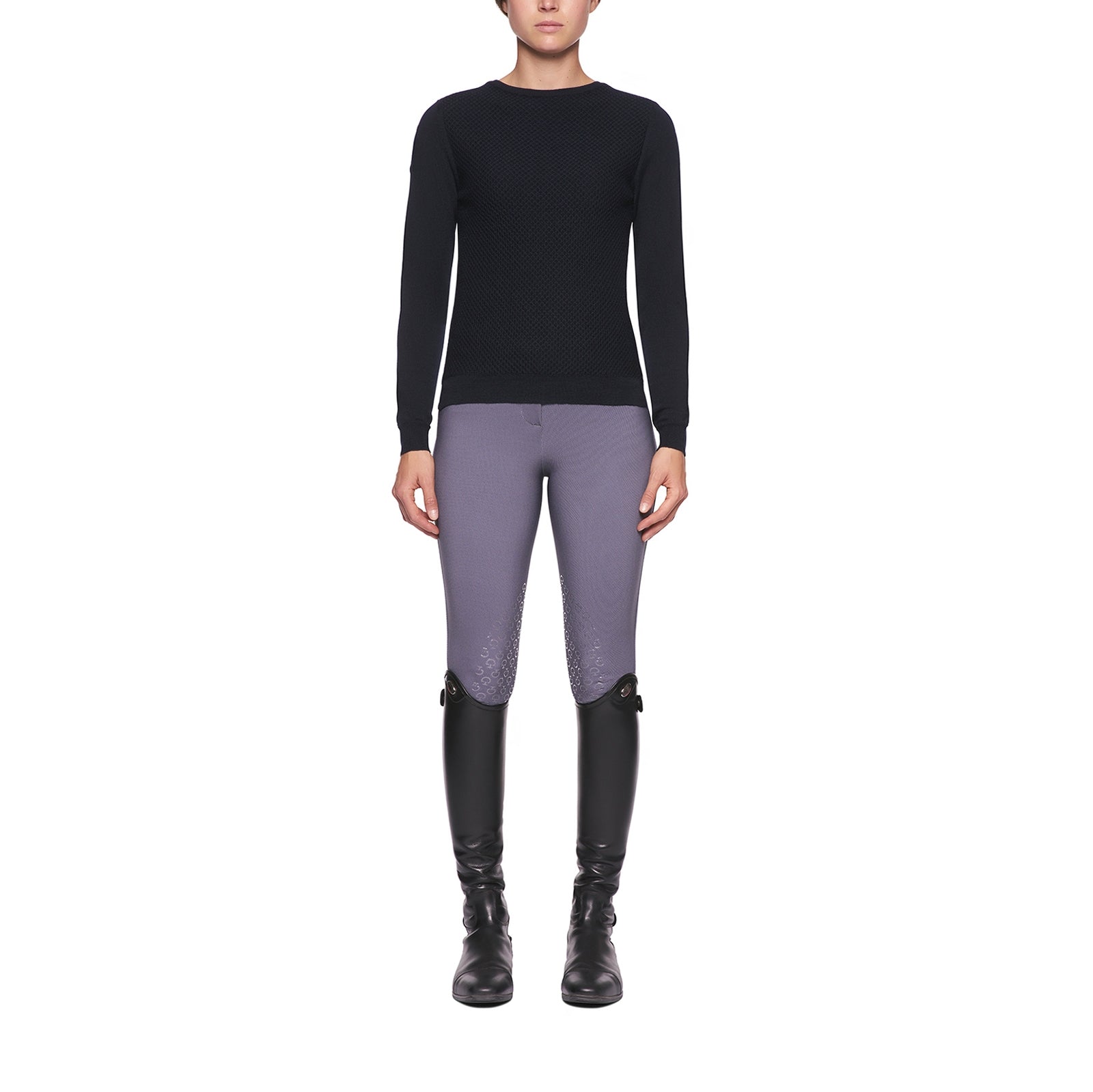 Cavalleria Toscana Damen Wollpullover Damen Reitbekleidung