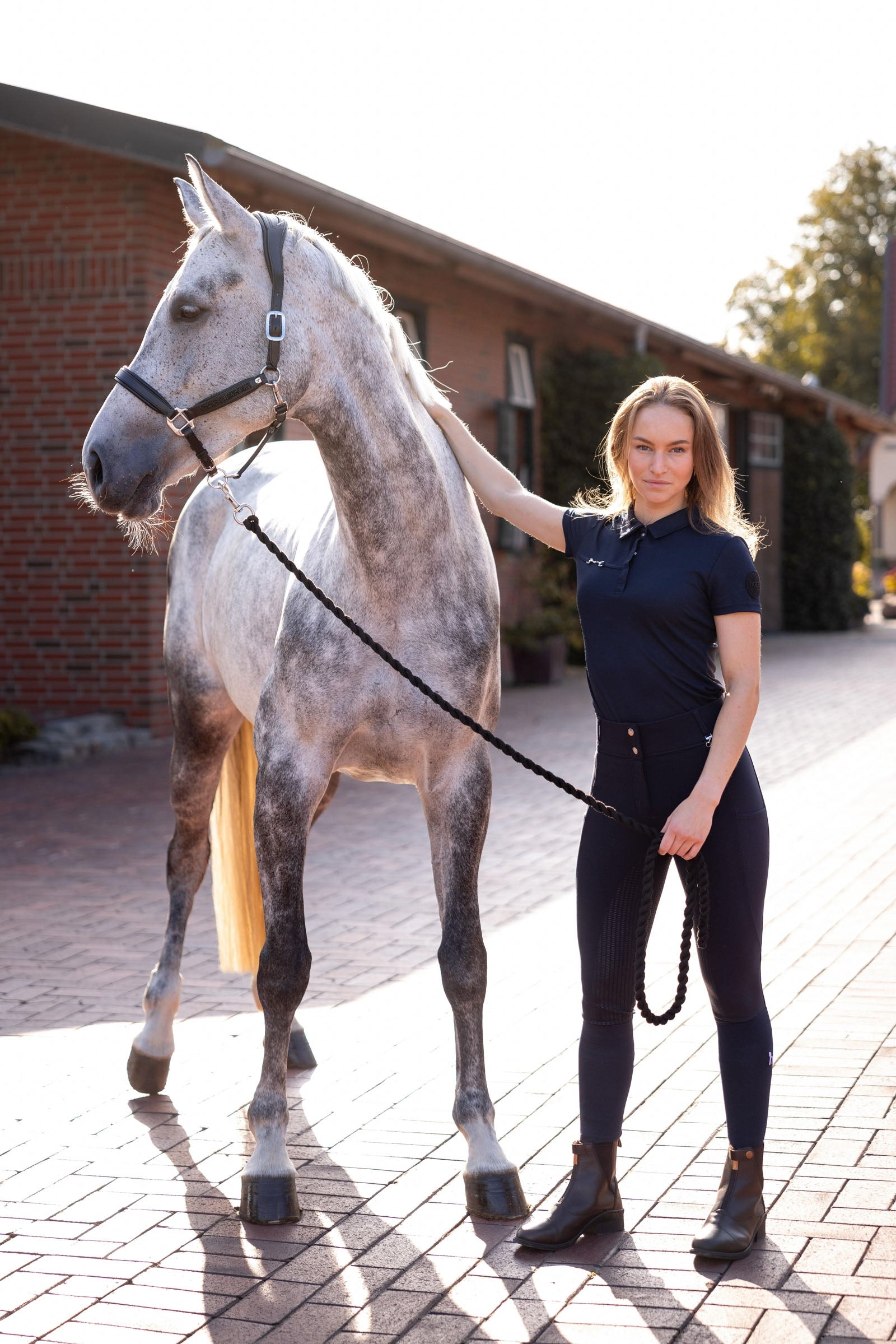 Horze Denise Women's Functional Short Sleeve Polo Shirt Women’s Riding Clothing