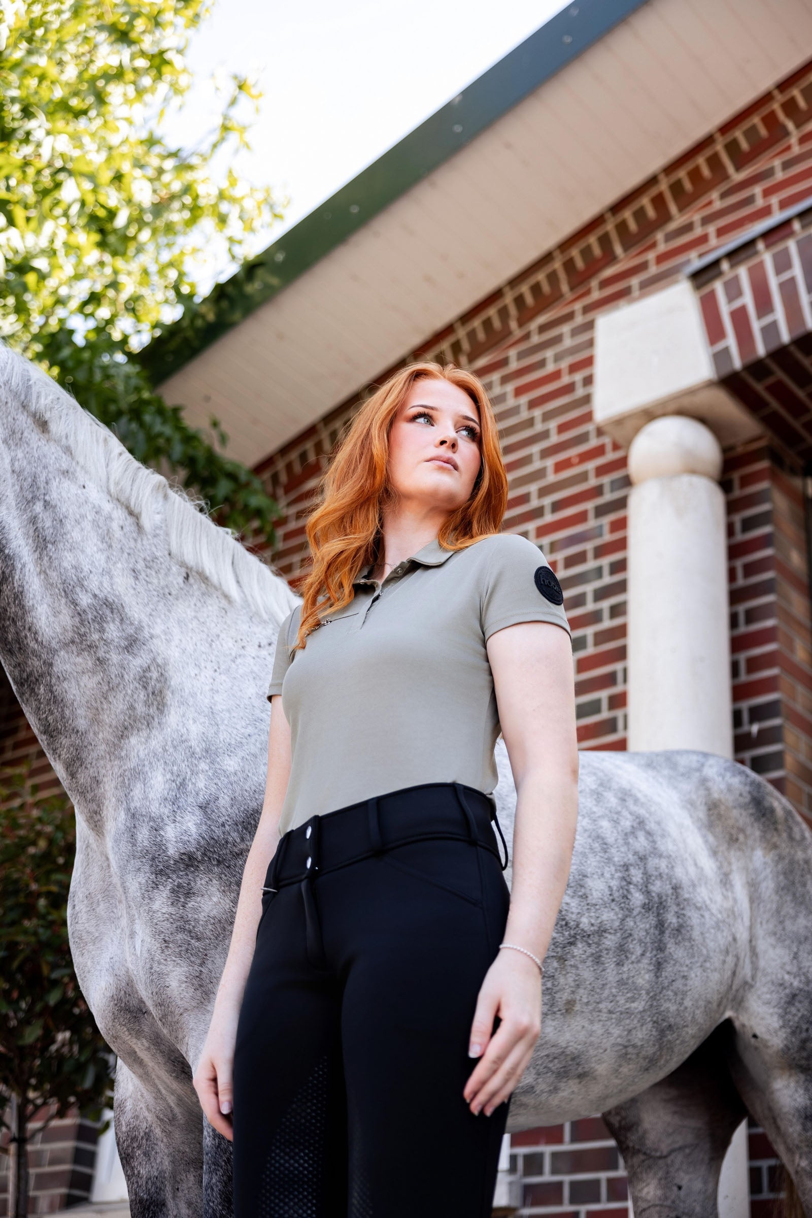 Horze Denise Women's Functional Short Sleeve Polo Shirt Women’s Riding Clothing