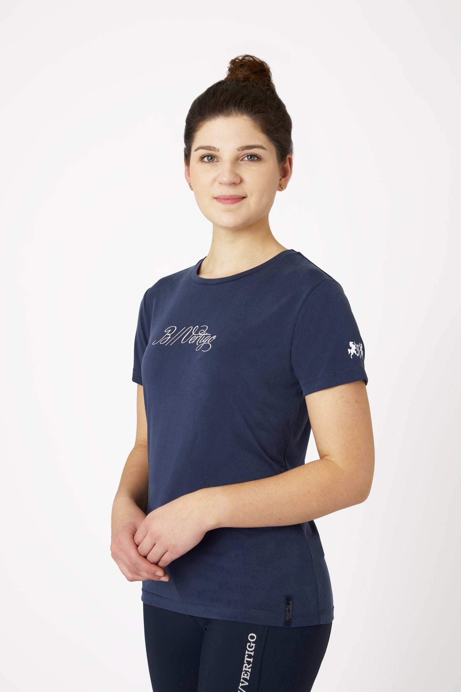 B Vertigo Daniele Damen‑T-Shirt mit kurzen Ärmeln und kühlendem Effekt Damen Reitbekleidung