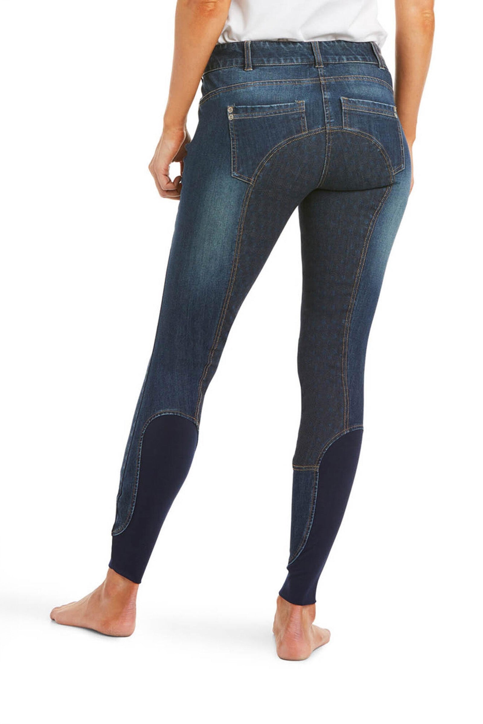 Ariat Halo Denim Damen Vollbesatzreithose Womens Breeches