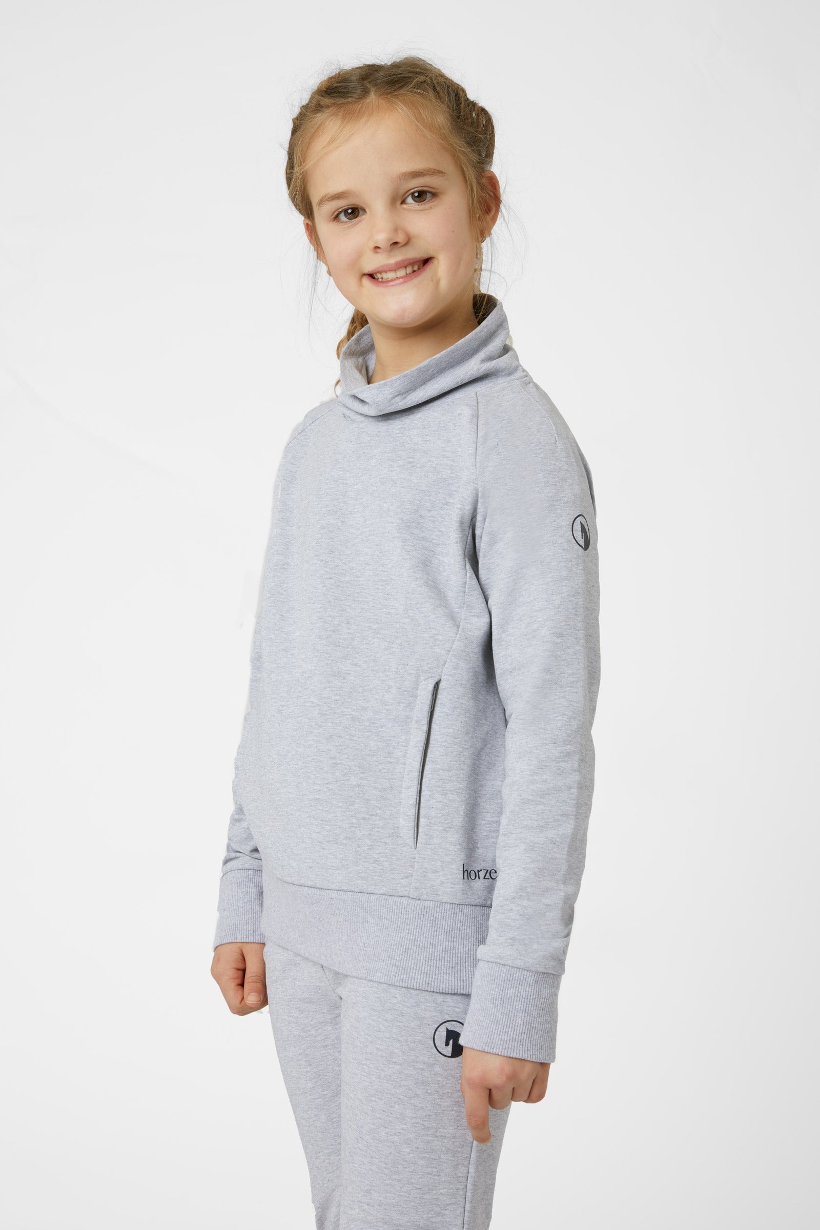 Horze Emmie Kindersweatshirt aus Biobaumwolle Kinder Reitbekleidung