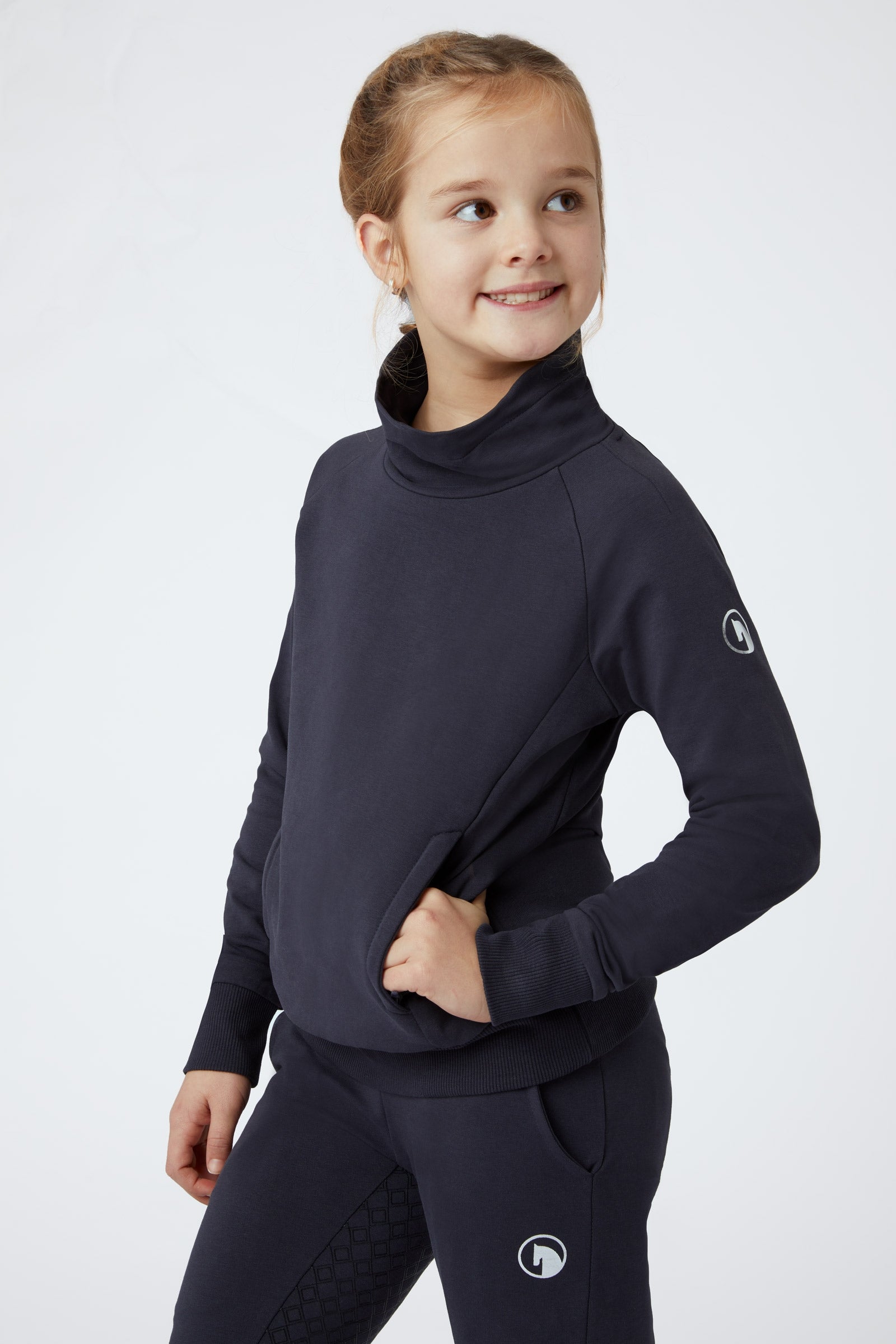 Horze Emmie Kindersweatshirt aus Biobaumwolle Kinder Reitbekleidung