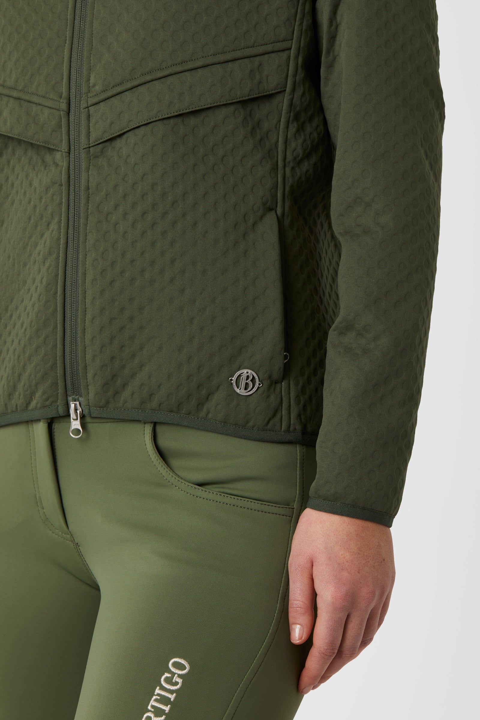 B Vertigo Norah Women's Scuba Fabric Hoodie Riding Jacket Women’s Riding Clothing