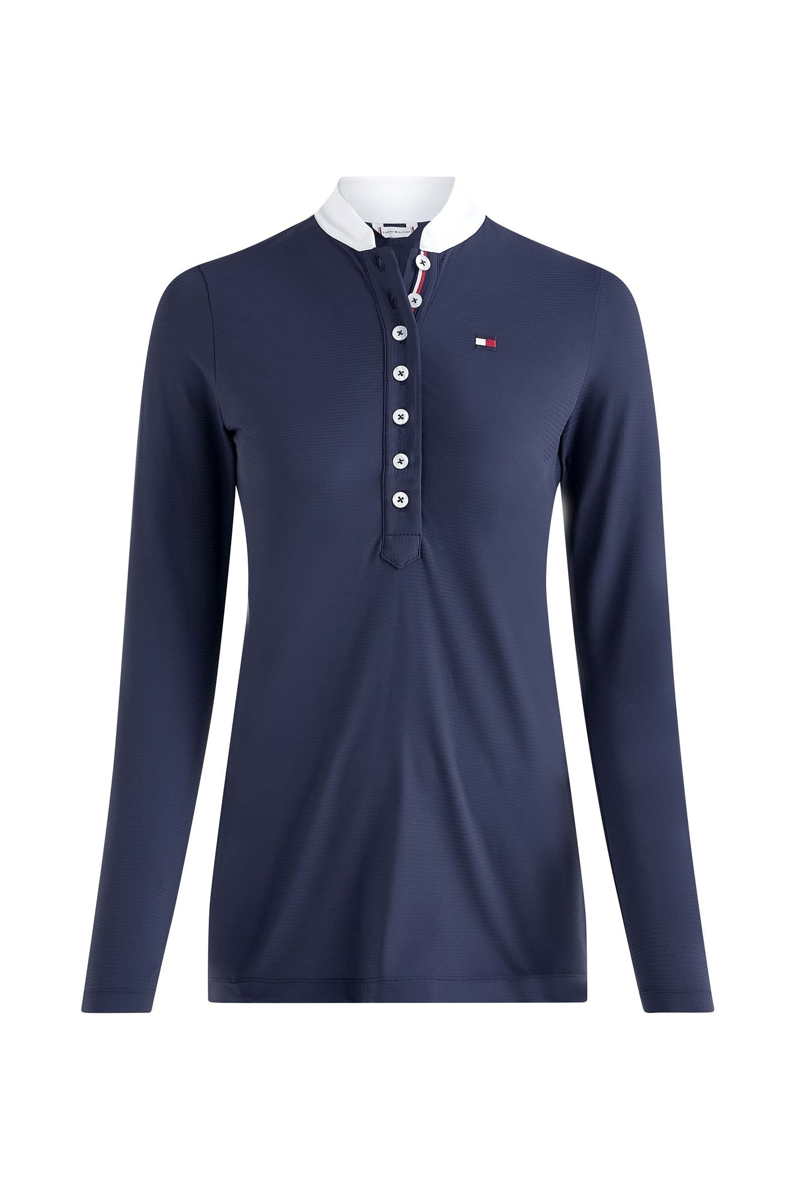 Tommy Hilfiger Equestrian Langarm-Turniershirt Damen Reitbekleidung