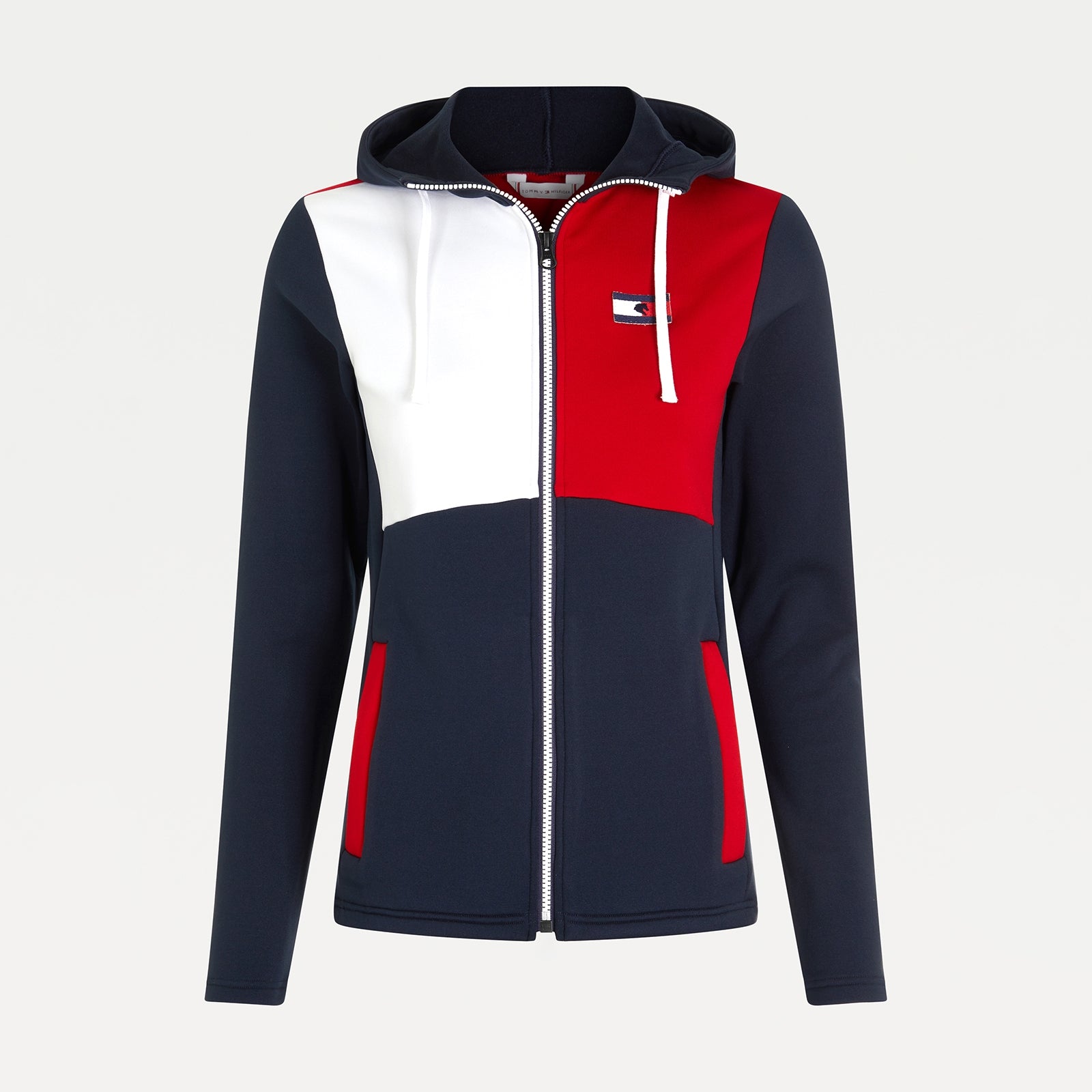 Tommy Hilfiger Equestrian Color Block Damen-Trainingsjacke Damen Reitbekleidung