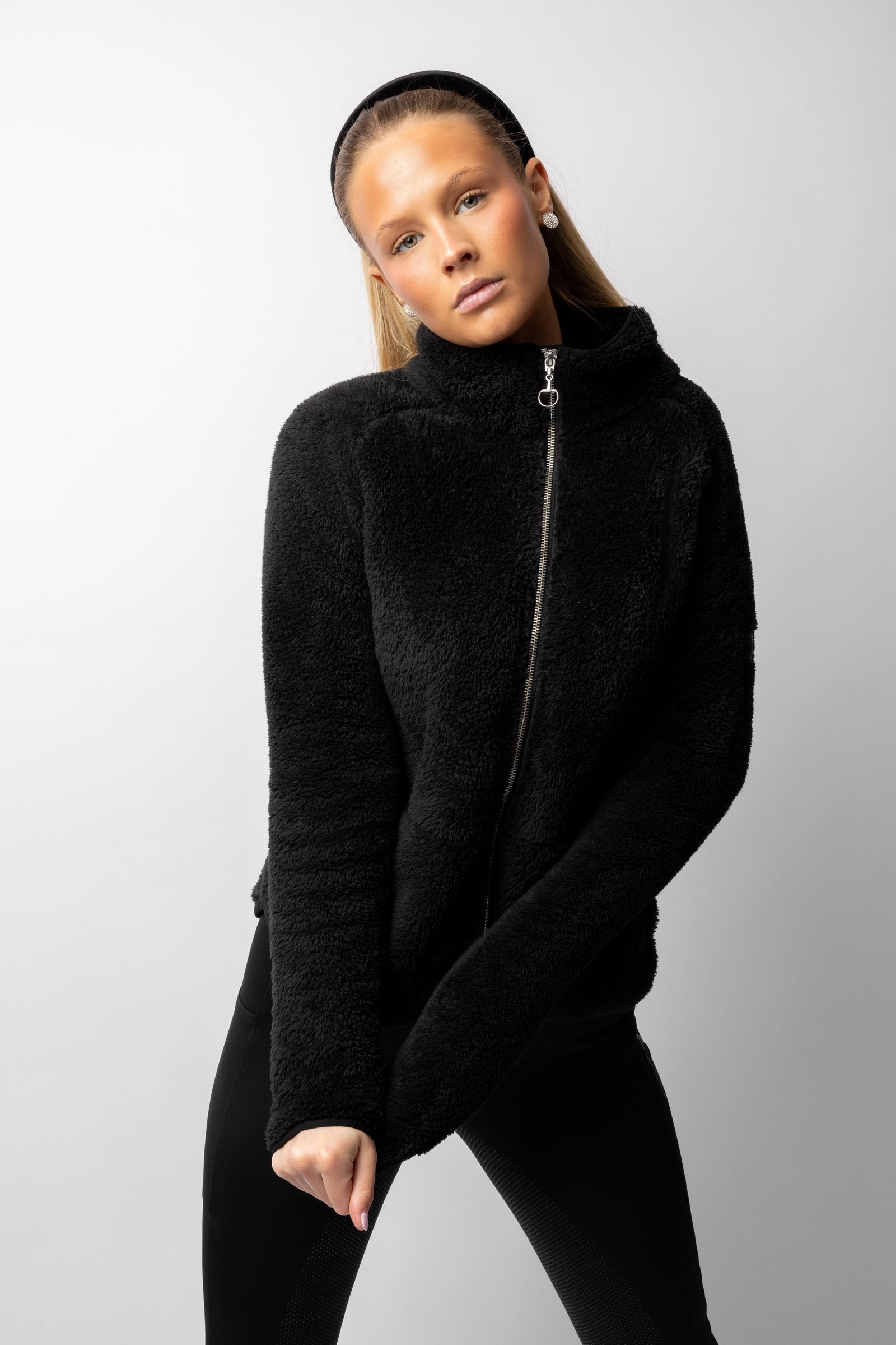 Horze Merida Damen Teddyfleece Reitjacke Damen Reitbekleidung