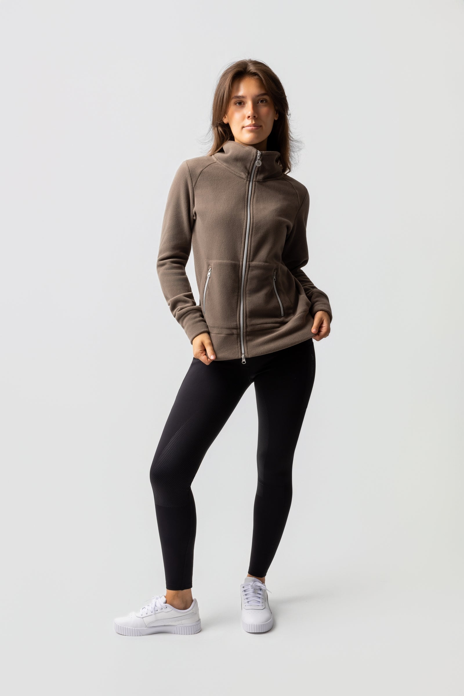 Horze Ellie Women's Fleece Riding Riding Jacket Women’s Riding Clothing