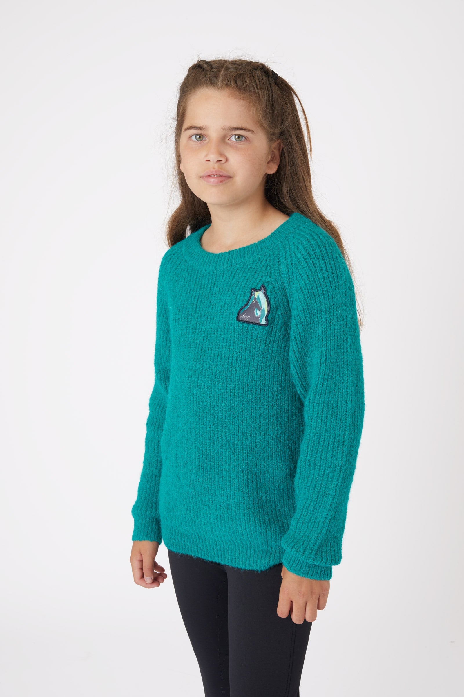 Horze Dorina Kinder Strickpullover Kinder Reitbekleidung