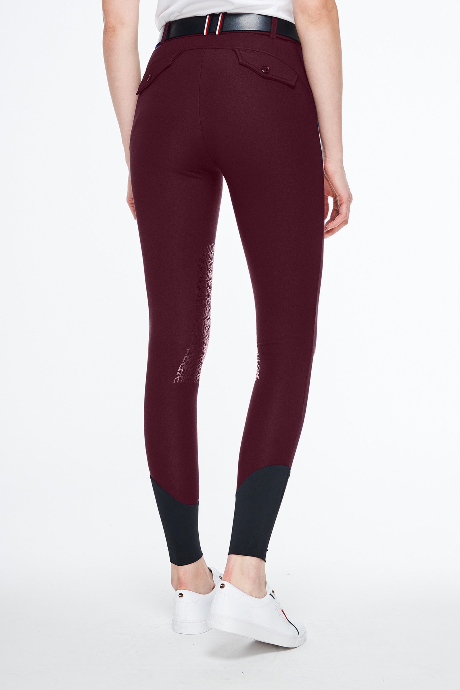 Tommy Hilfiger Equestrian Classic Style Damen Kniebesatz Reithose Womens Breeches