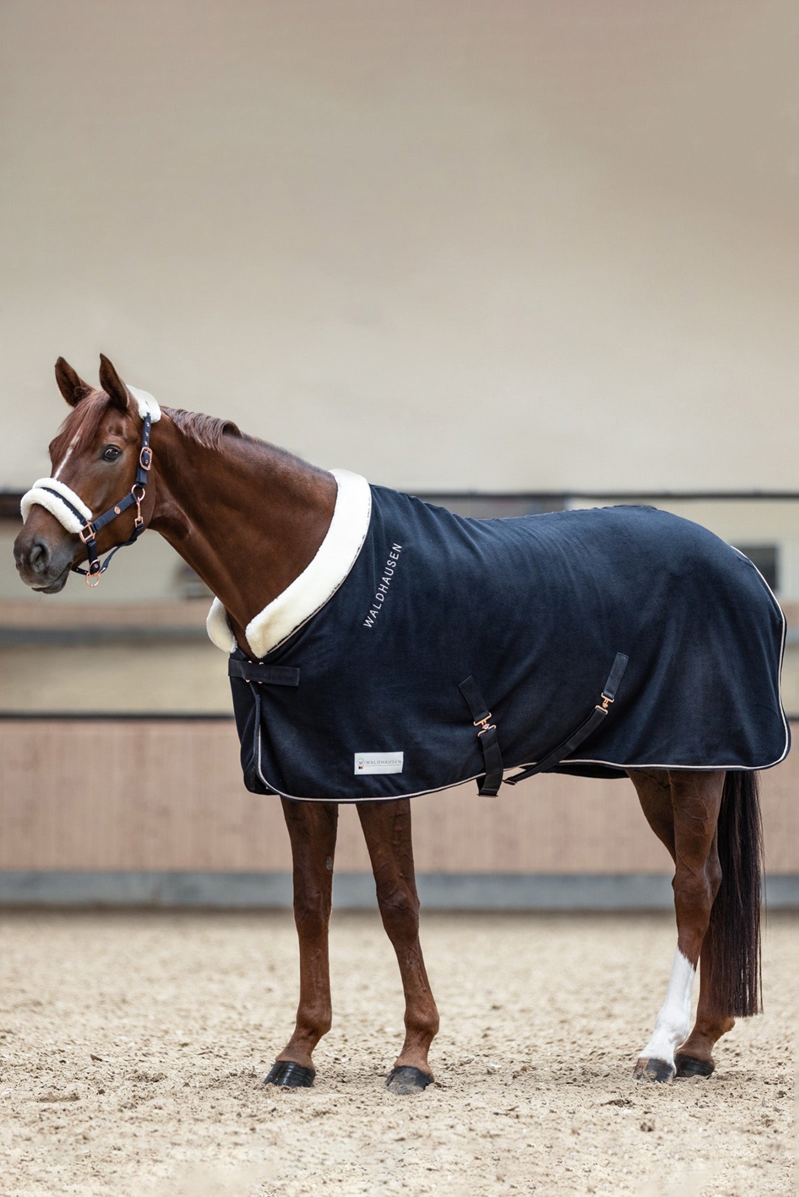 Waldhausen Rosé Modern Fleecedecke Pferdedecken