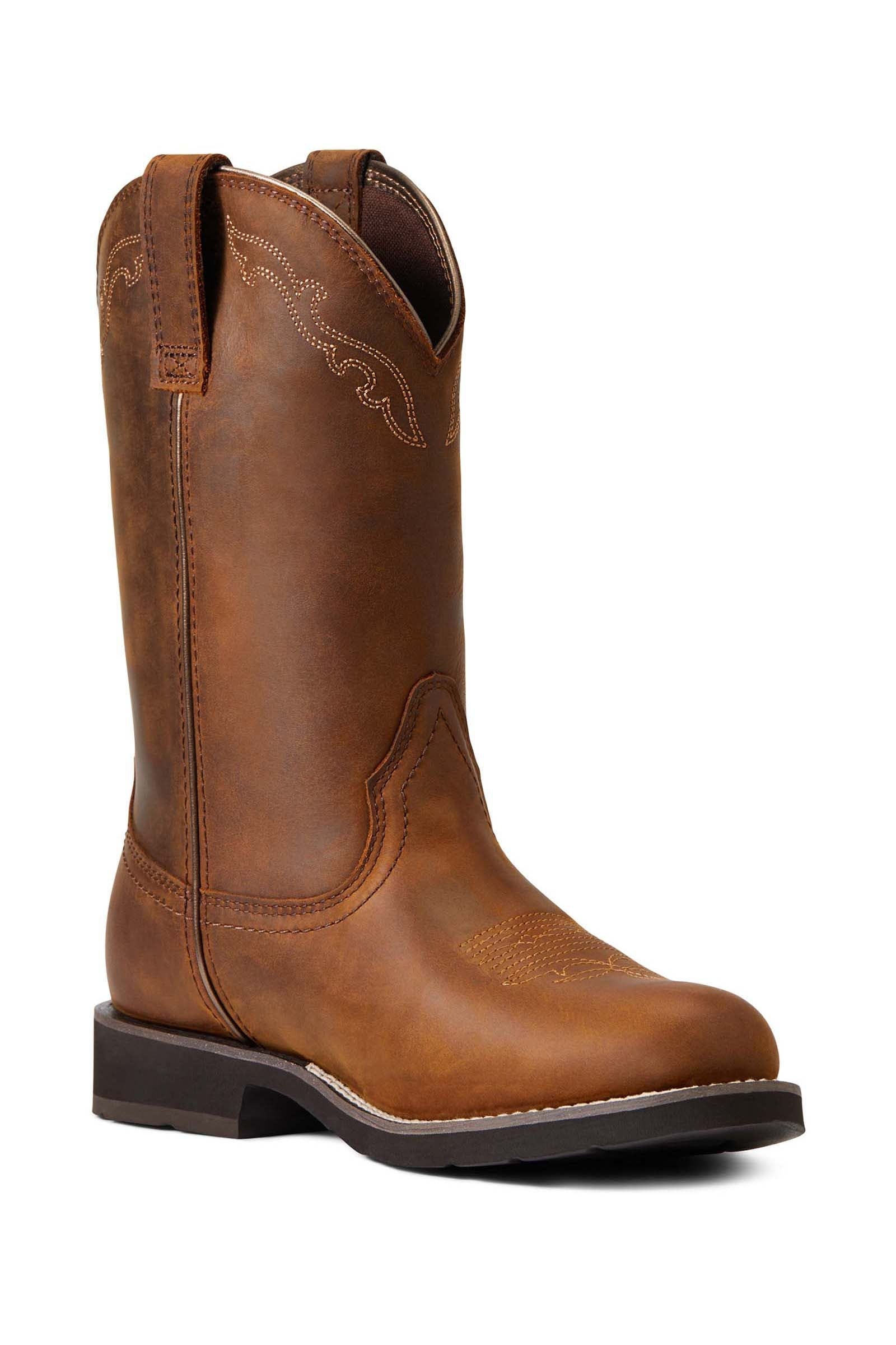 Ariat Delilah Round Toe H2O Damen wasserdichte Westernstiefel Reitstiefel & Reitschuhe