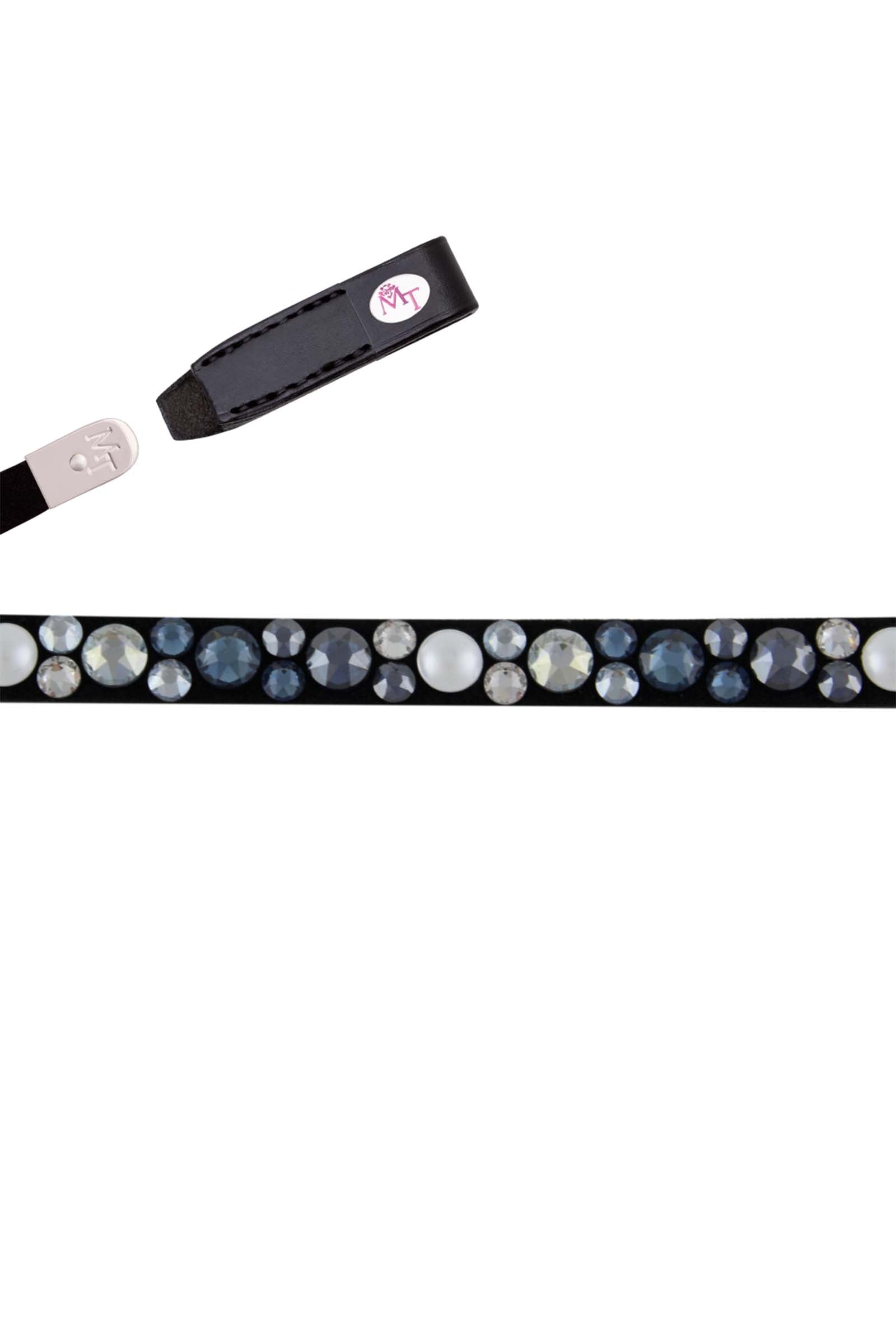 Magic Tack Clear Sky Bling Classic Stirnriemen Blue/Gold P – horze