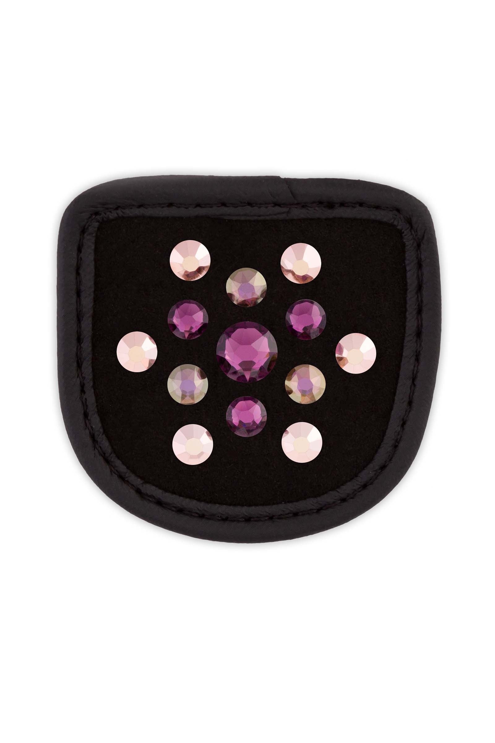 Magic Tack Deep Berry Reithandschuh Patches Black Einheitsgröße – horze