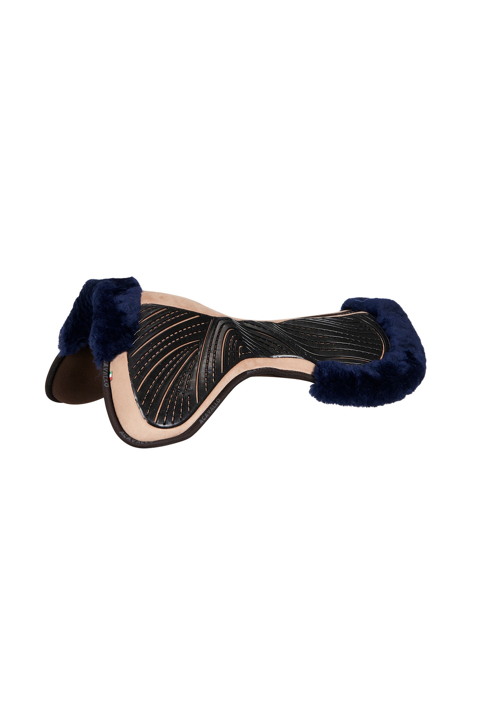 Acavallo Close Contact Gel & Memory Foam Pad mit Lammfell Schabracken