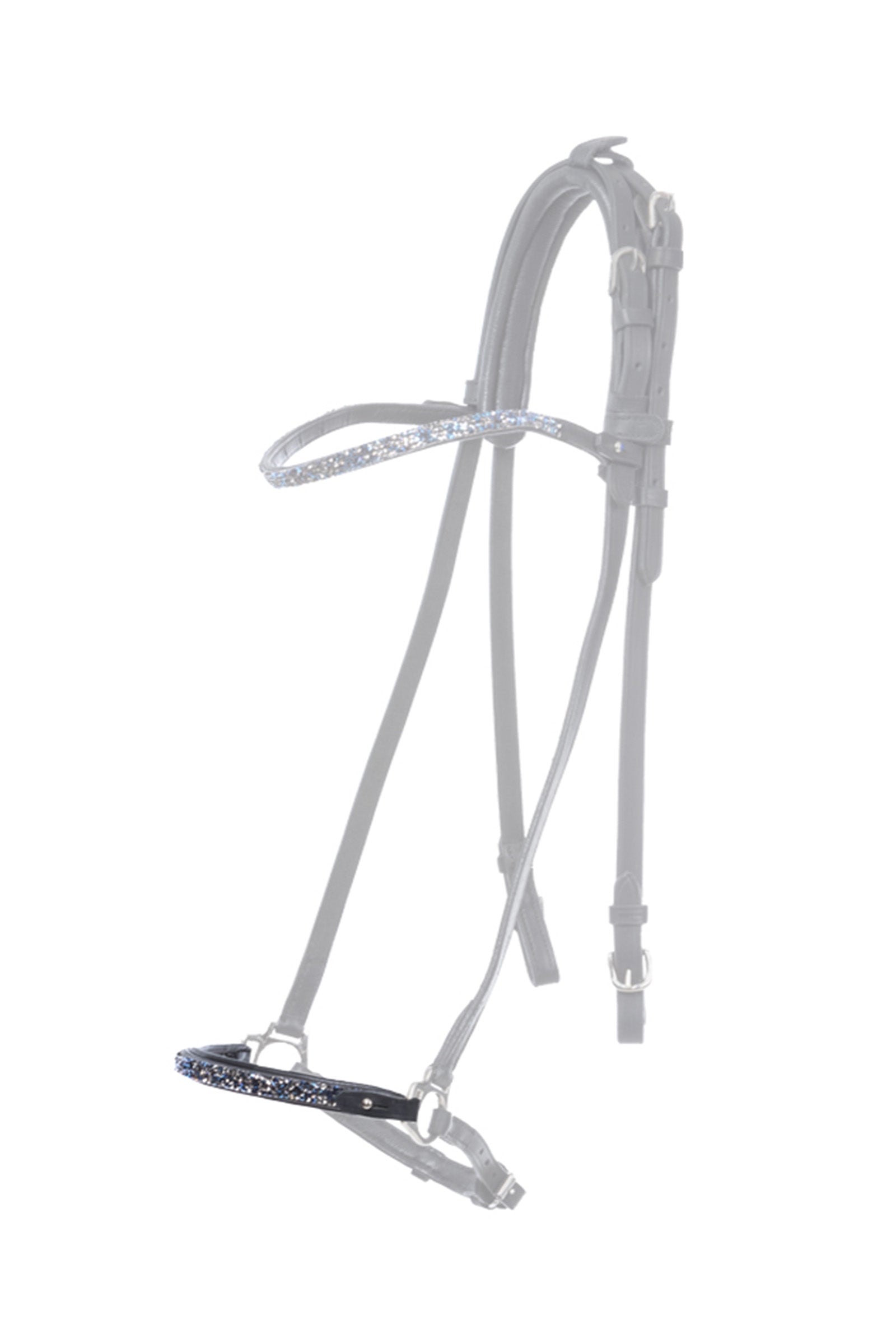 Kavalkade Blár Hannoveranischer Nasenriemen für Kjartan Islandtrense Trensenzäume & Zügel