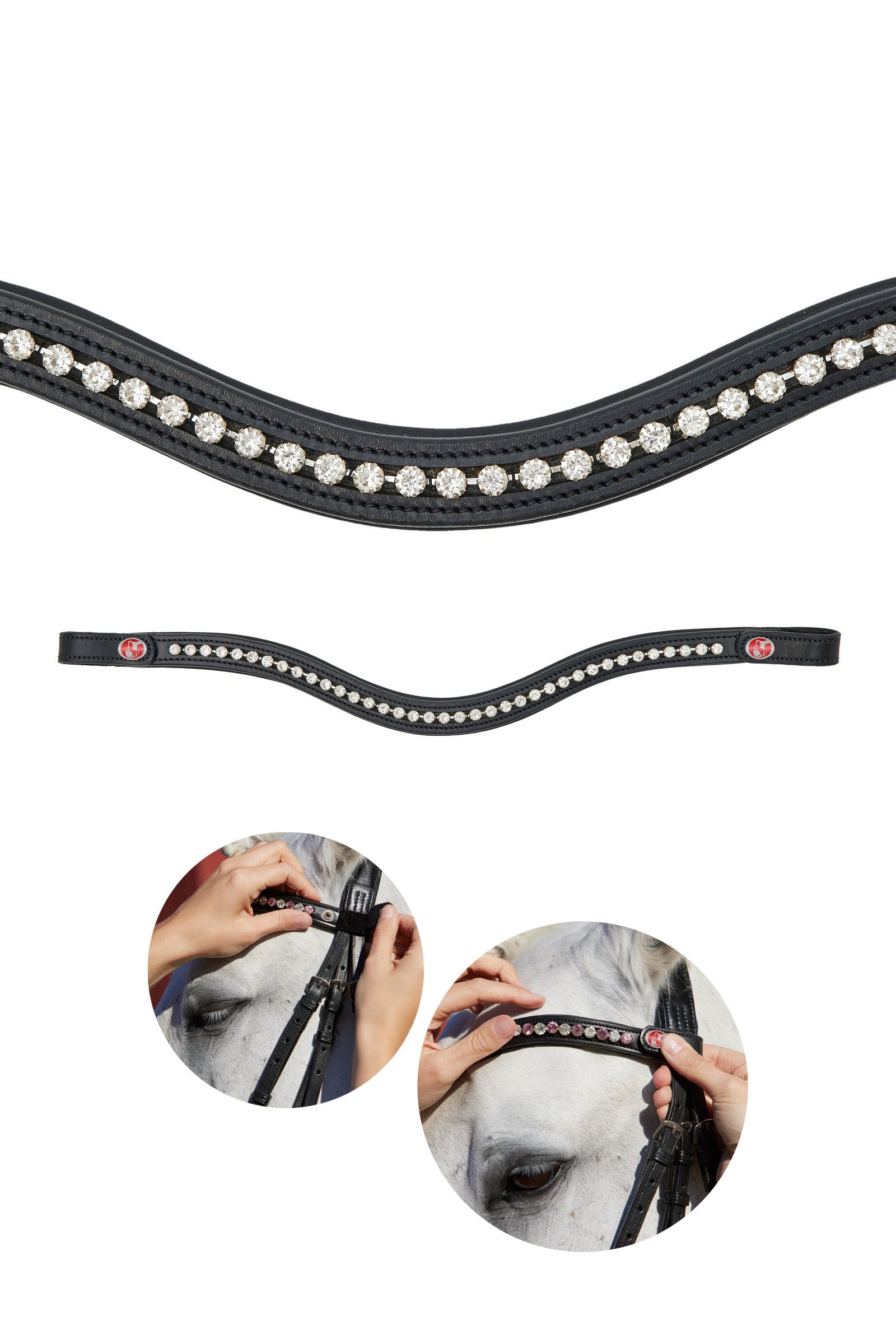 Kieffer FlexiLoop® Crystal Stirnriemen Trensenzäume & Zügel