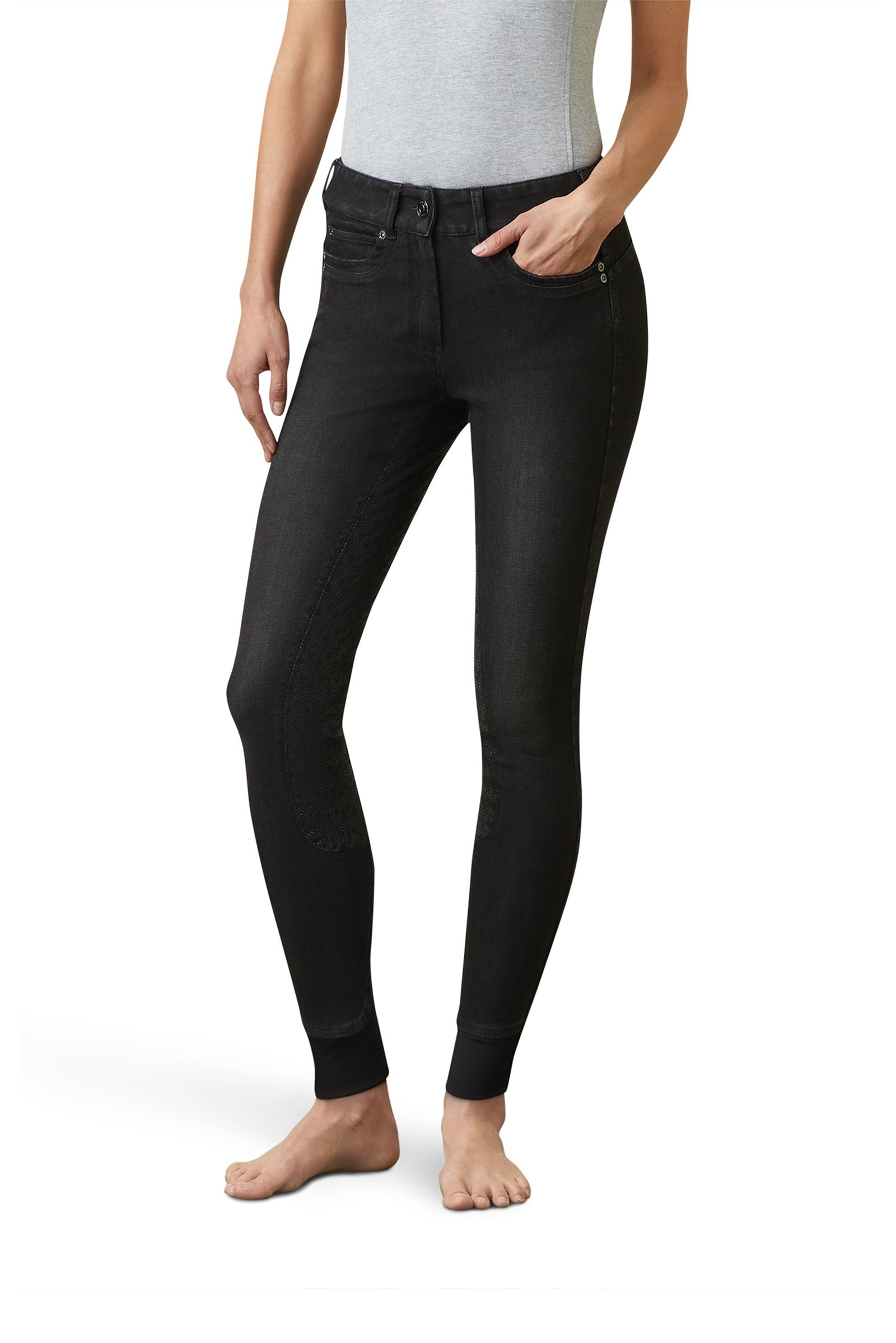 Ariat Halo B Damen Jeansreithose mit Vollbesatz Womens Breeches