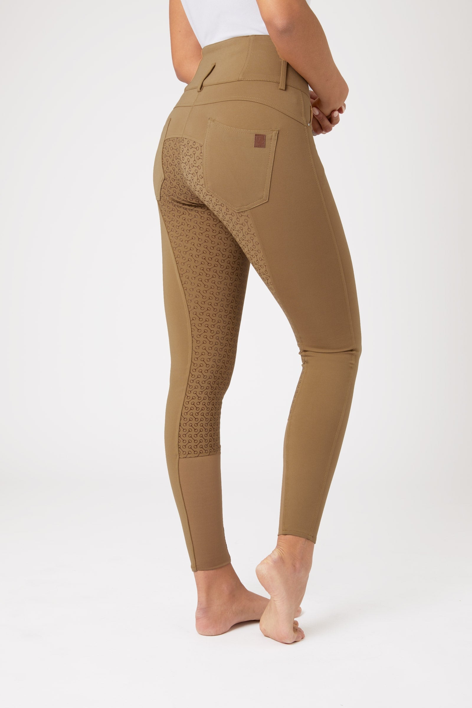 Horze Tara Damen Reithose mit Silikonvollbesatz und hohem Bund Womens Breeches