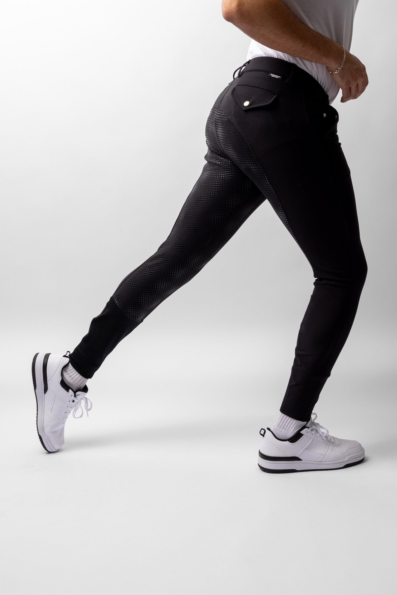 Horze Grand Prix Herrenreithose mit Vollbesatz aus Silikon UPF 50+ Herren Reitbekleidung