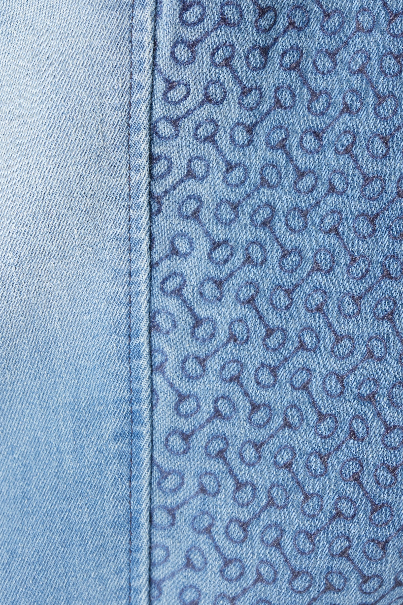 Horze Kaia Women's High Waist Denim Silicone Full Seat Breeches Womens Breeches