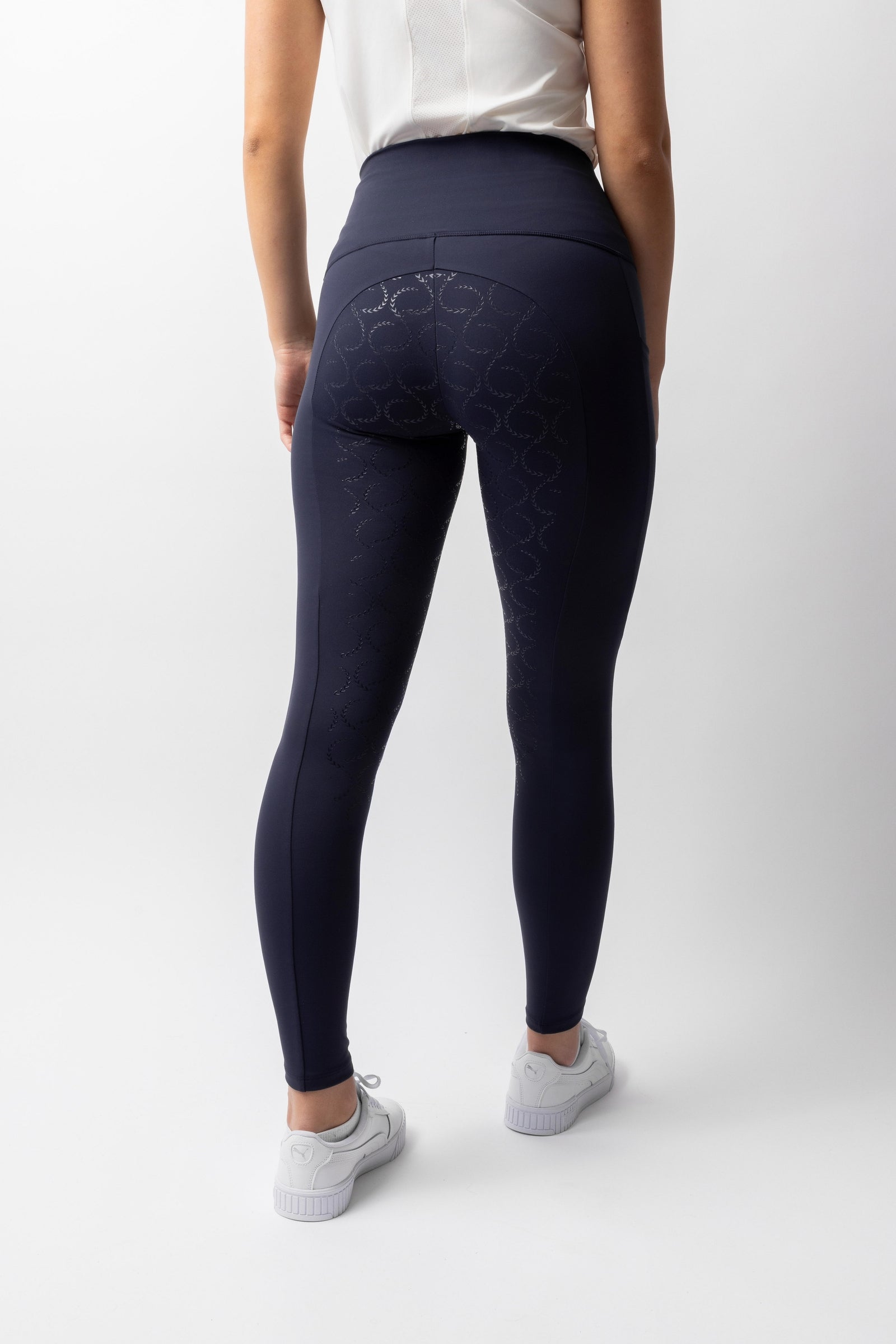 Horze Gillian Damen Reitleggings aus Kompressionsmaterial mit Vollbesatz Womens Breeches