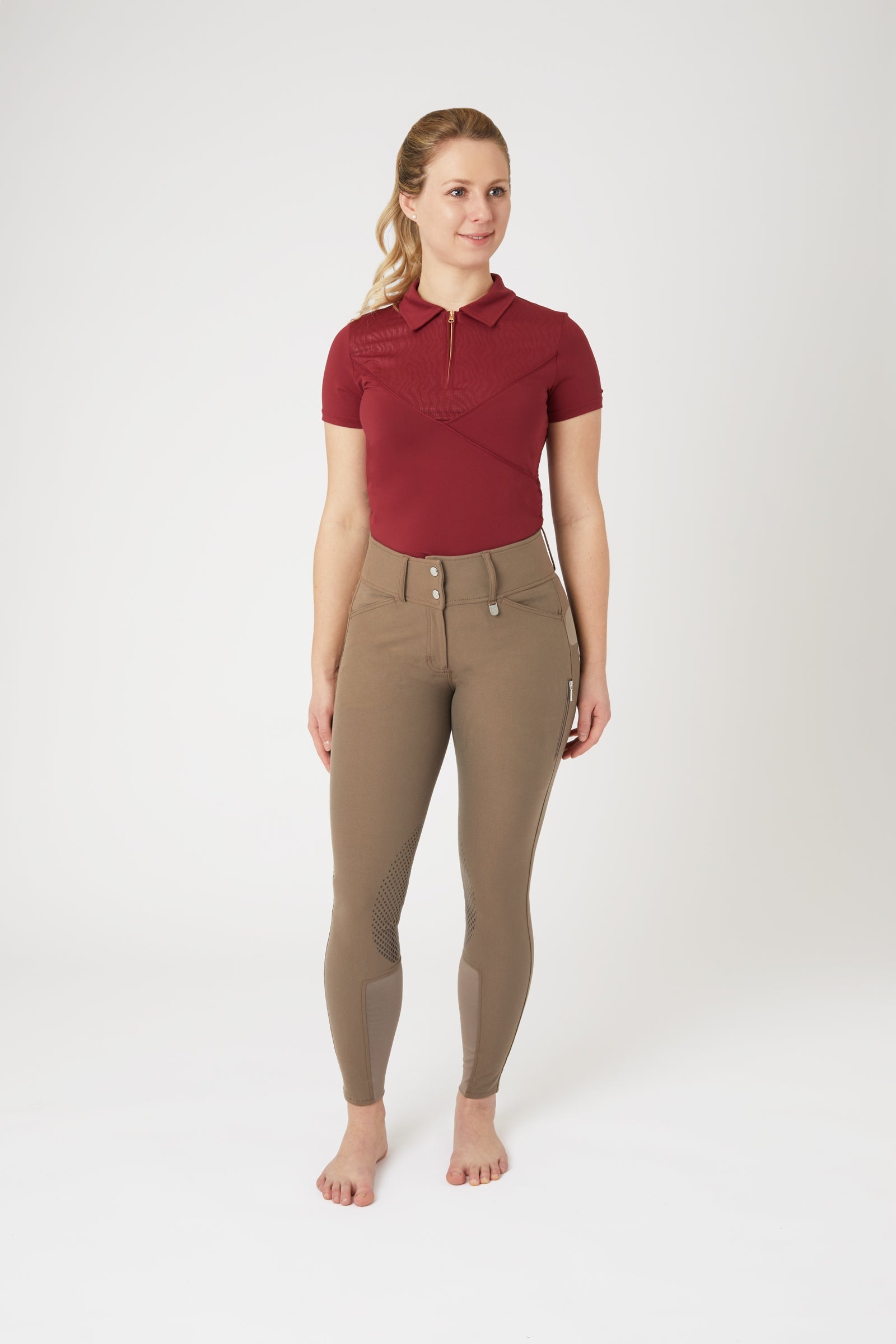 Horze Grand Prix II Women's Knee Grip Breeches Womens Breeches