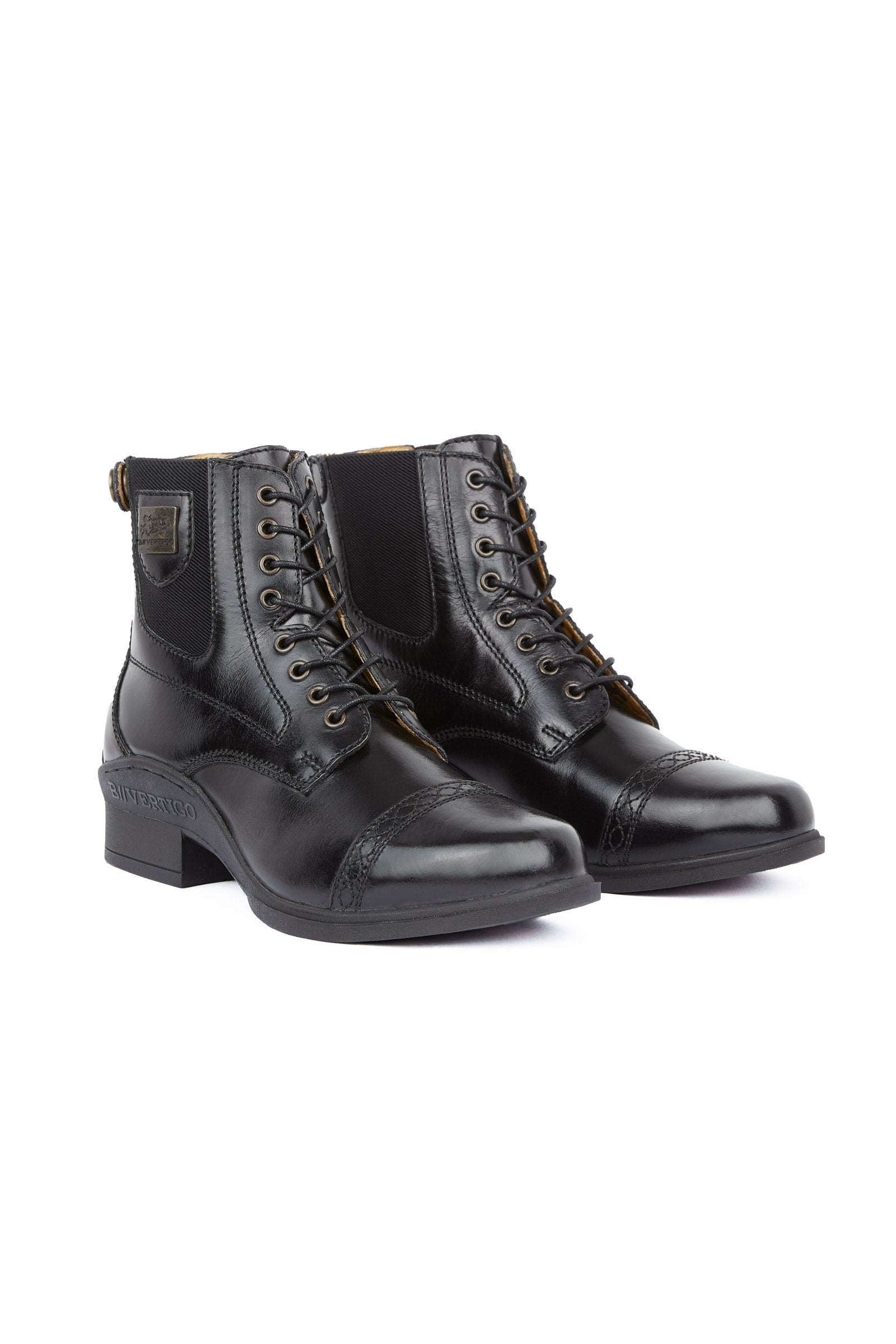 B Vertigo Jupiter Geschnürte Damen Lederreitstiefeletten Reitstiefel & Reitschuhe