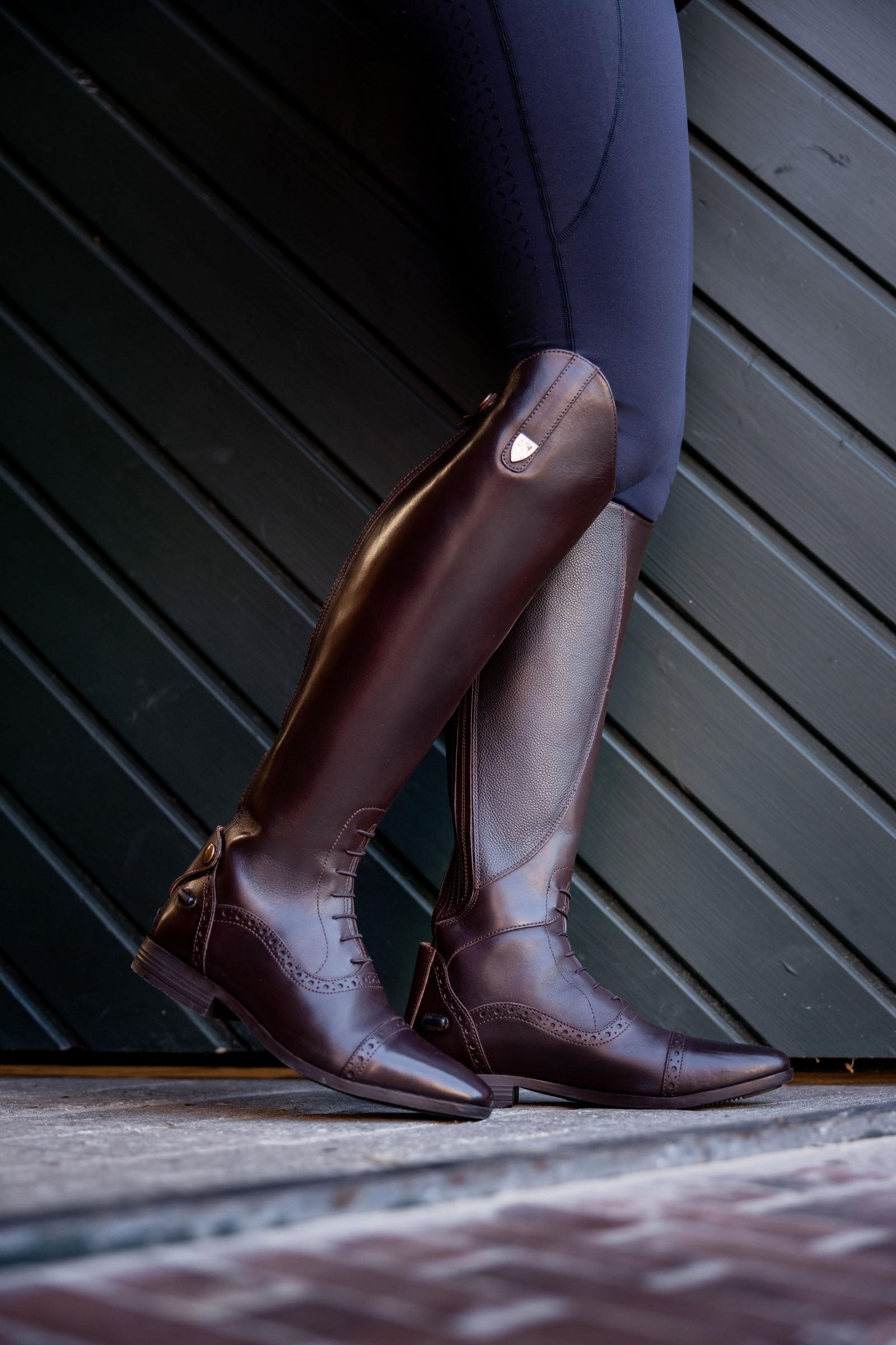 Horze Winslow Genuine Leather Tall Boots Riding Boots & Riding Shoes