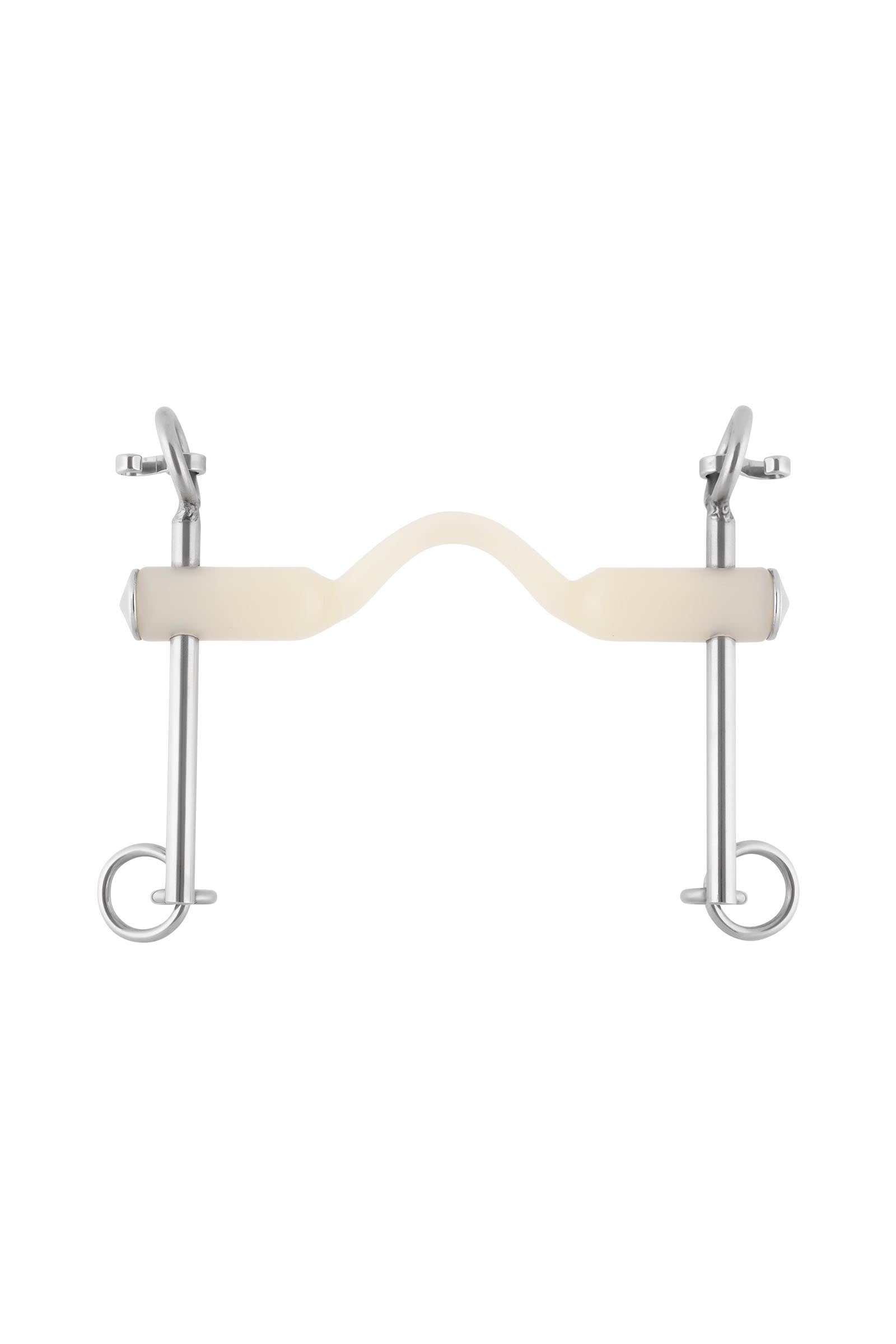 Sprenger Nathe Kandare 20mm mit Zungenfreiheit & langen Backenstücken (unterer Ring 7cm) Gebisse