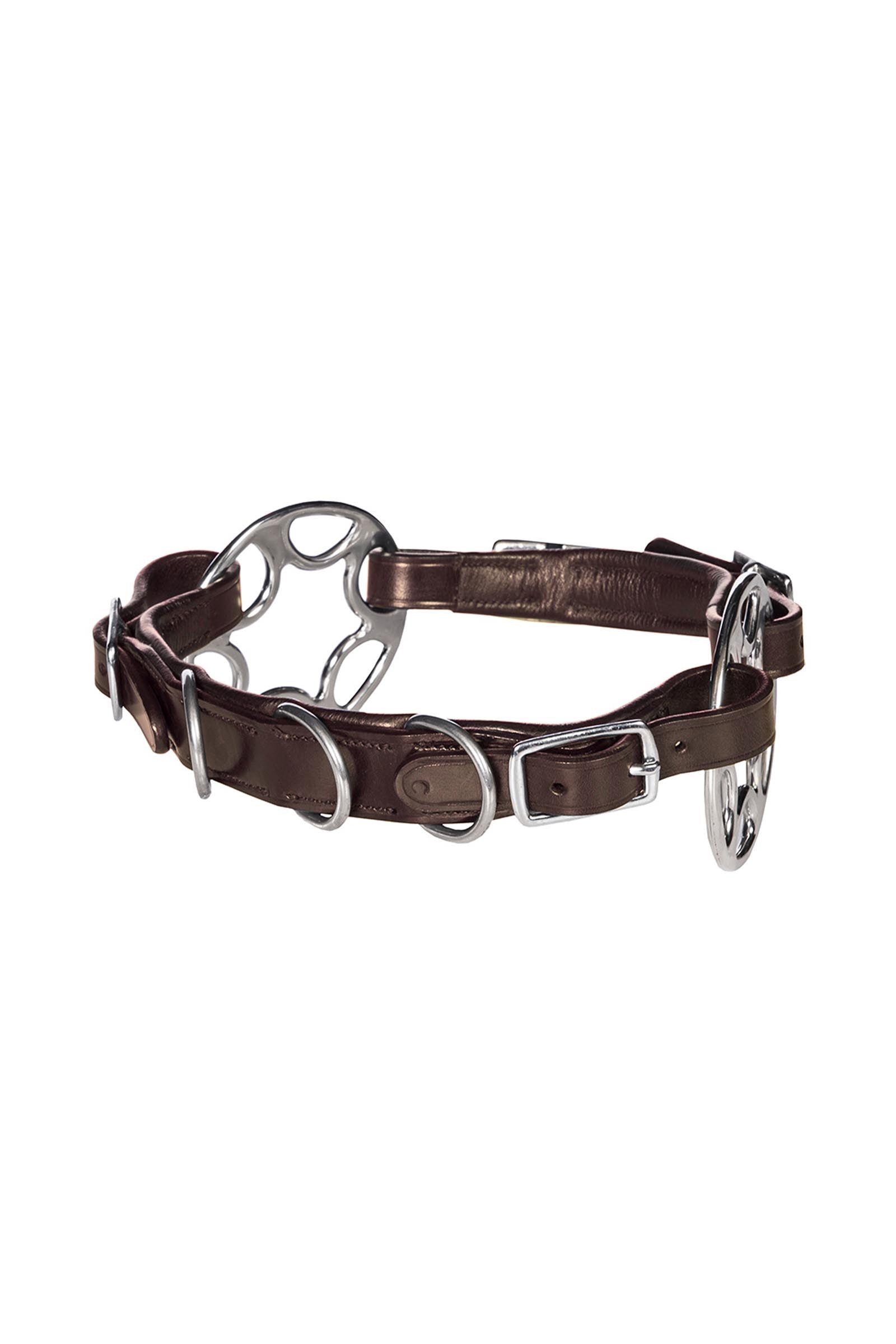 F.R.A. Freedom Riding Articles Caval Cavemore Noseband English Leather (Syst.2) w/ Scissors Bridles & Reins
