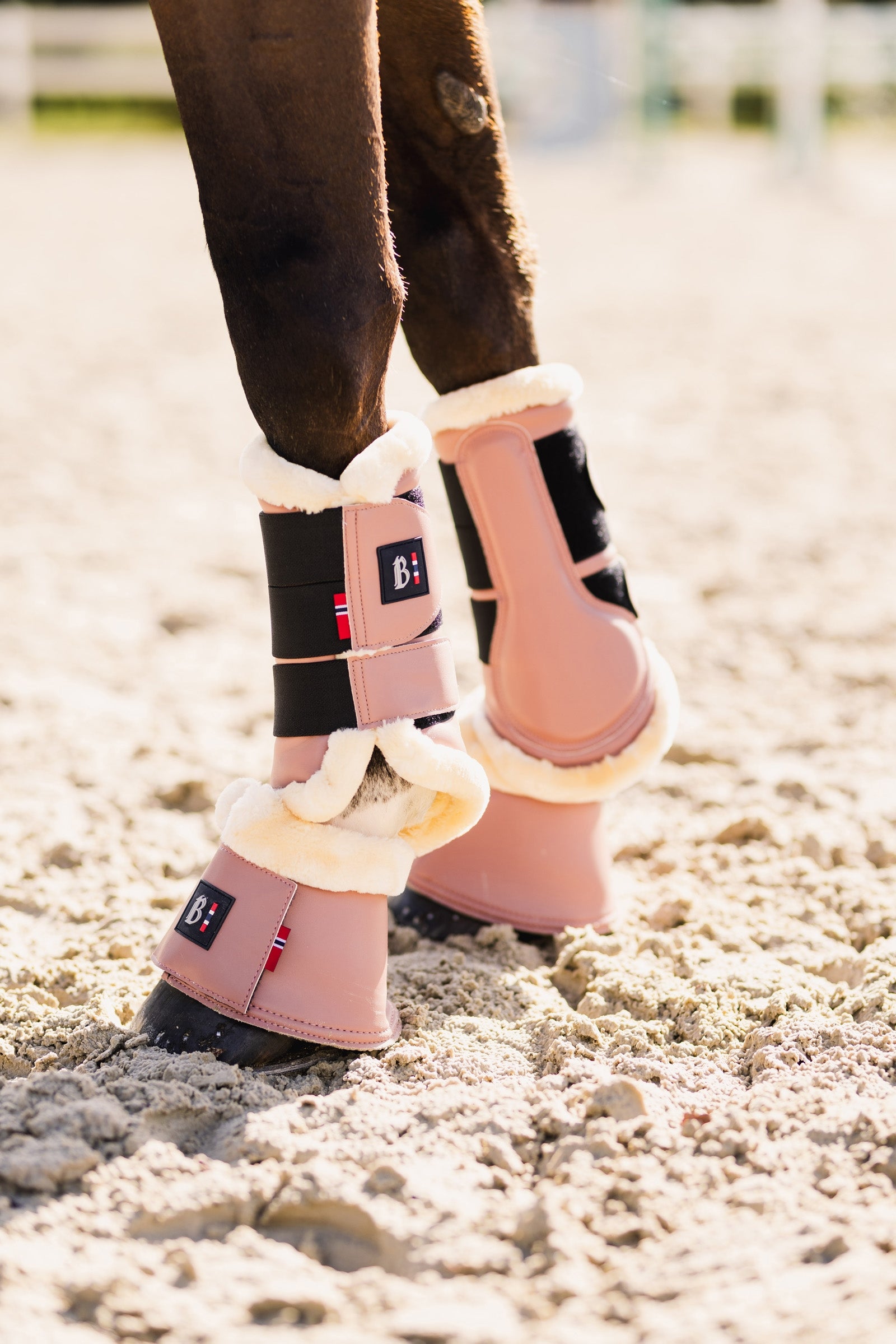 B Vertigo Empowerment Brushing Boot Leg Protection & Hoof Protection for Horses