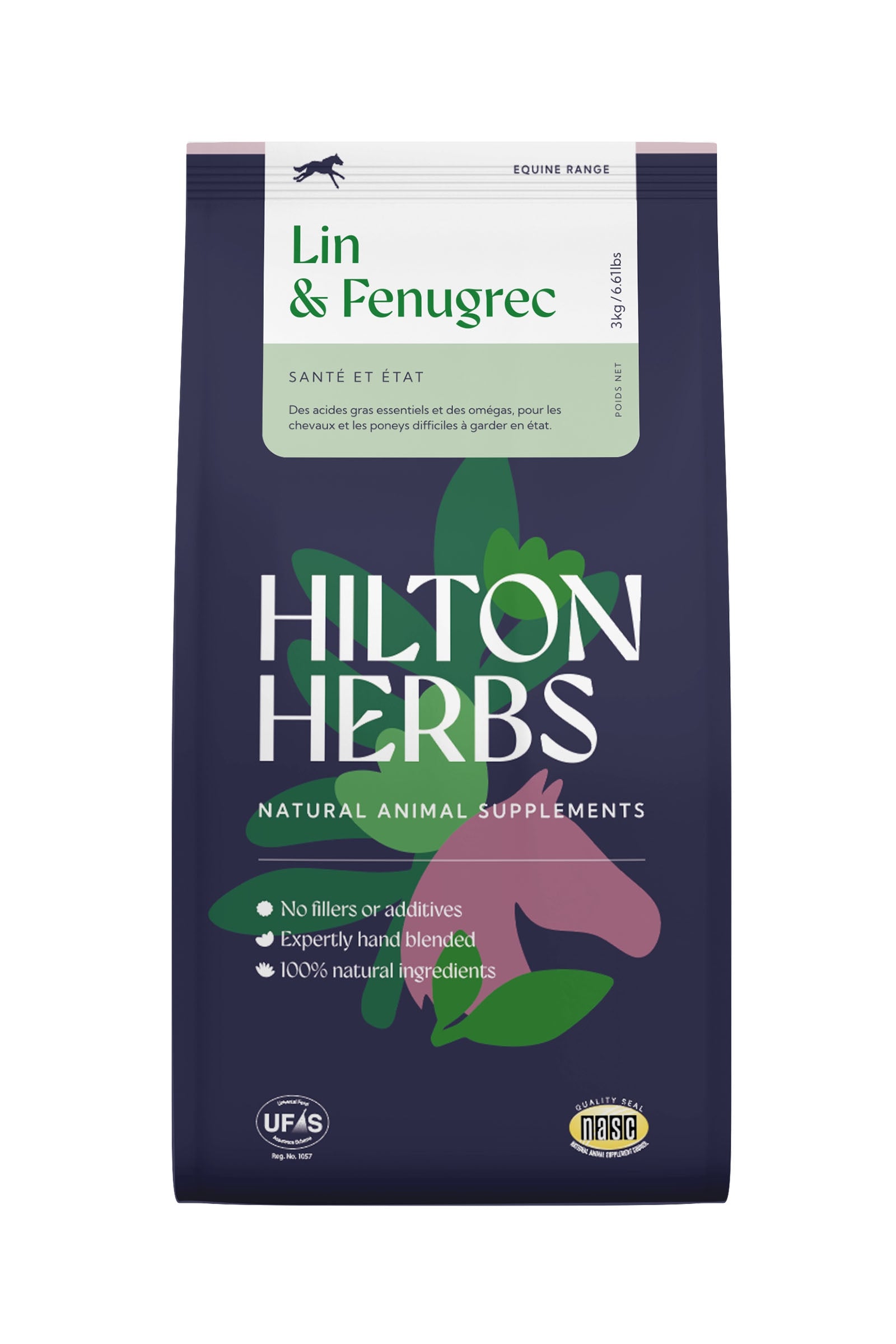 Hilton Herbs Leinsamen & Bockshornklee, 3 kg Horse Feed & Nutrition