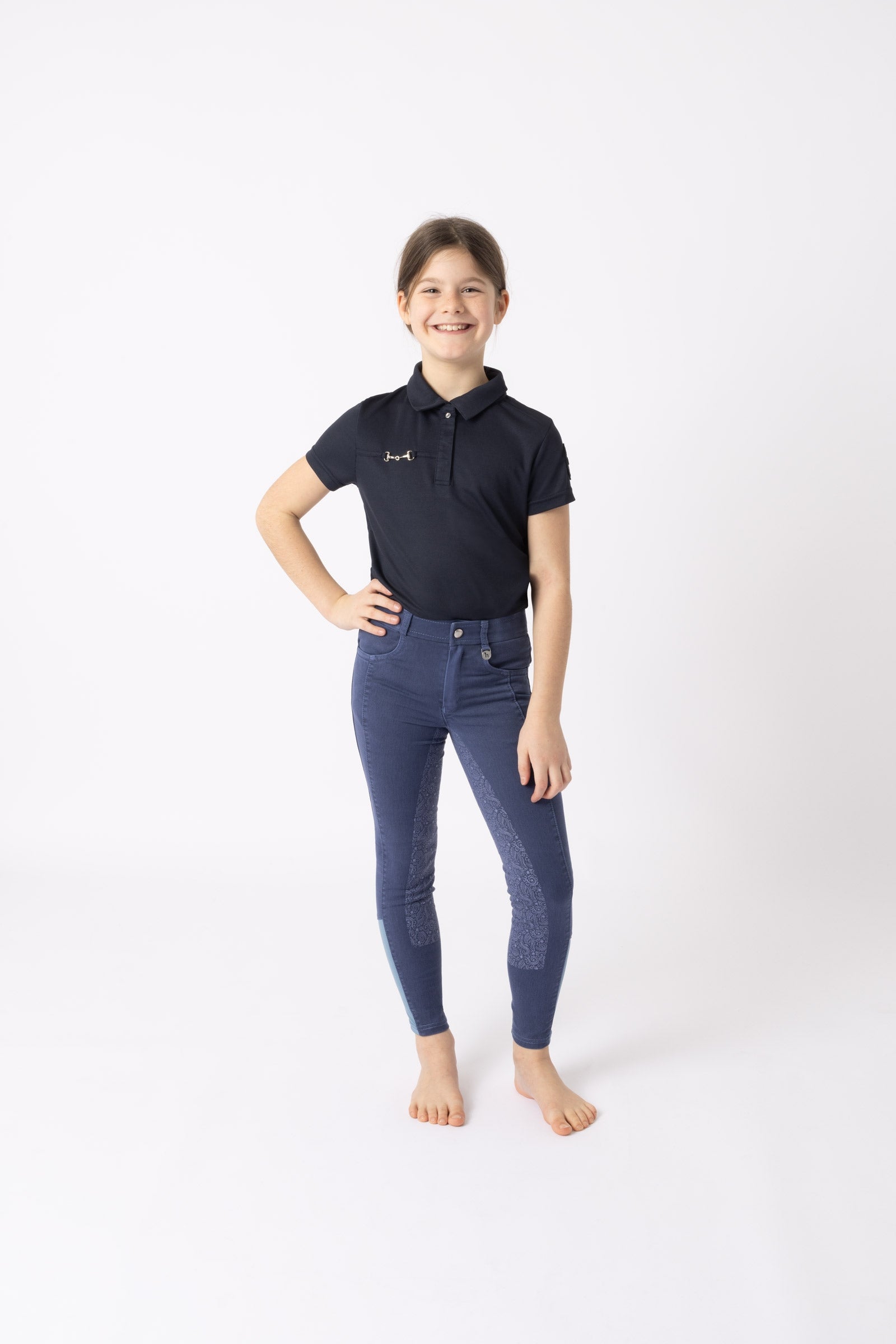Horze Suki Kids' Full Grip Breeches Kids Apparel