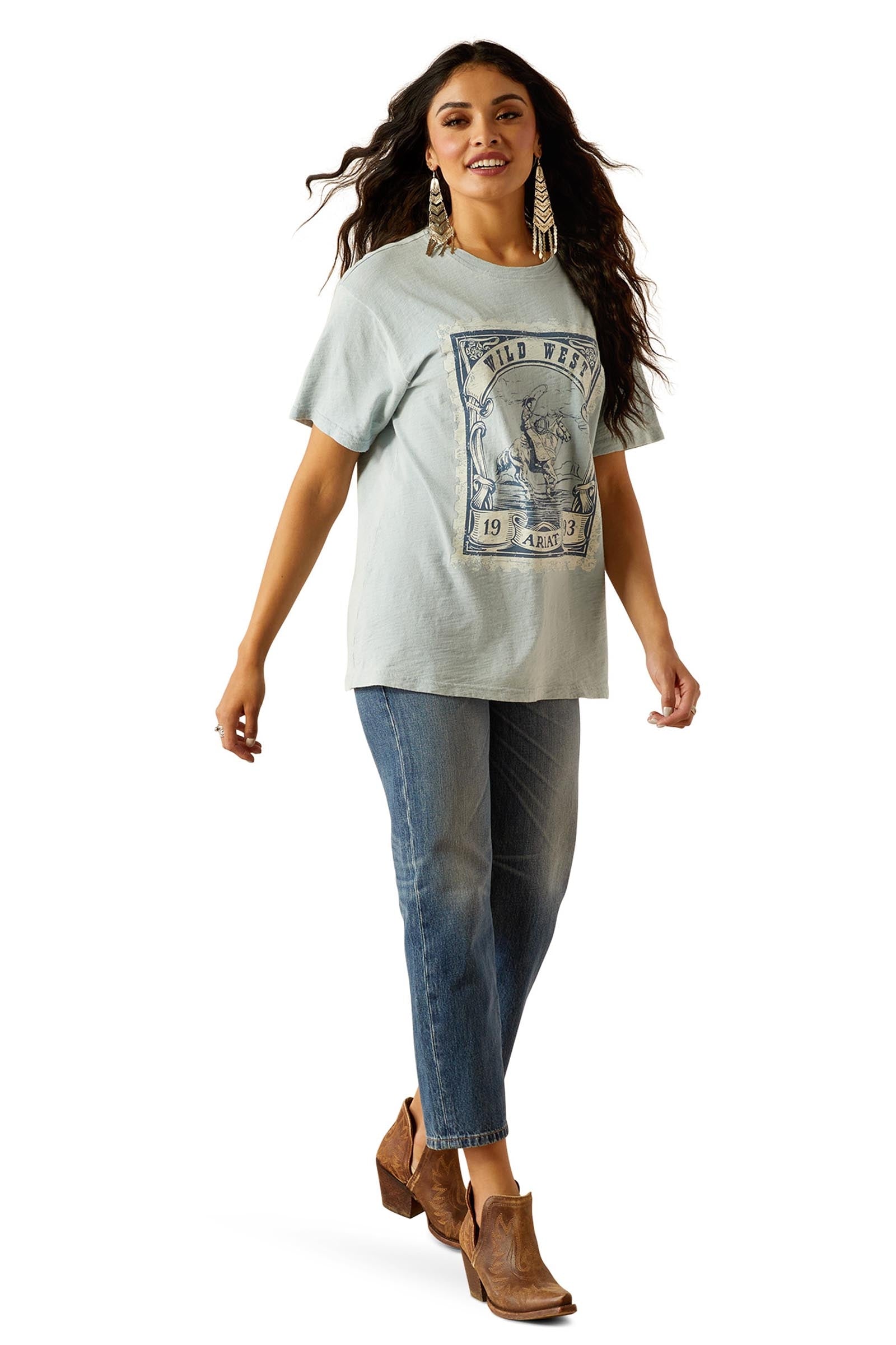 Ariat Wild West Stamp Women's T-Shirt Women’s Riding Clothing