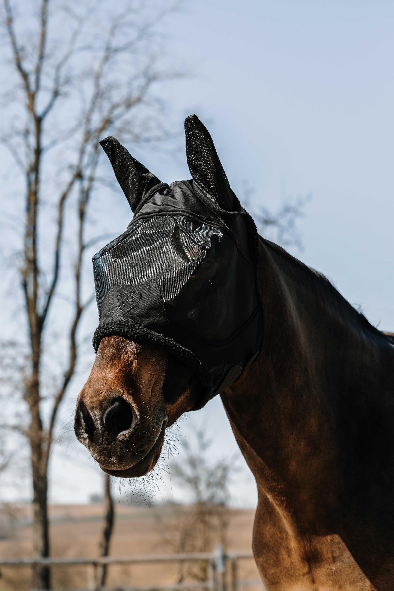 Equi Theme EQUITHÈME Teddy Fly Mask/ UV Mask Antifly Protection for Horses