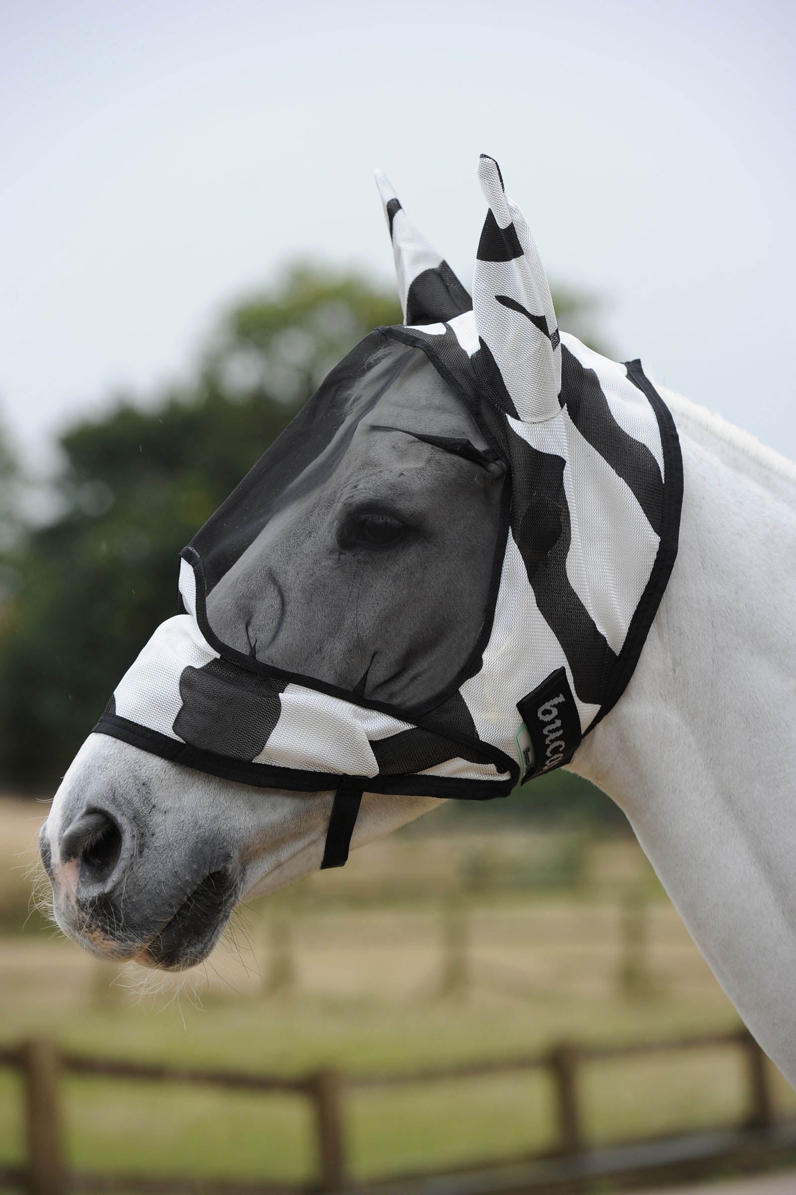 Bucas Buzz-Off Zebra Deluxe Fliegenmaske Fliegenschutz