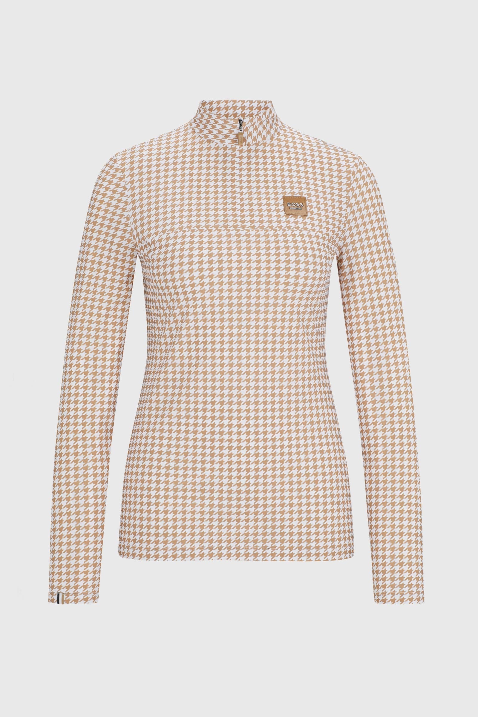 Boss Rachel Trainingsshirt Houndstooth Damen Reitbekleidung