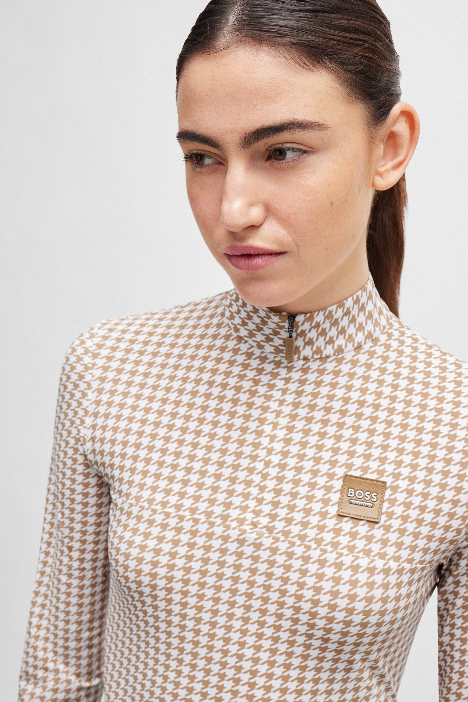 Boss Rachel Training Shirt Houndstooth Women’s Riding Clothing