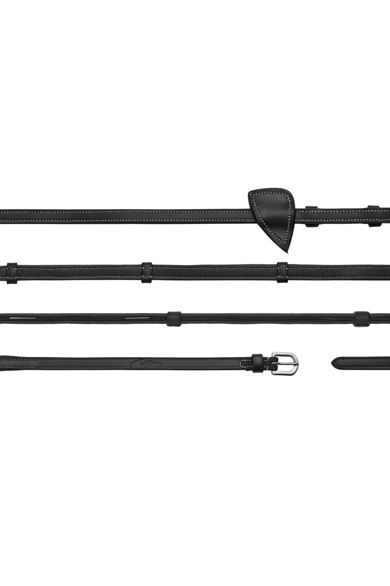 Dy'on Working Lederzügel mit Lederstegen 13 mm Trensenzäume & Zügel