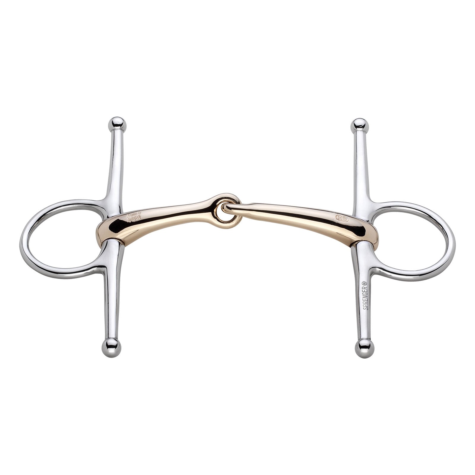 Sprenger Dynamic RS, einfach gebrochene Sensogan 16mm Schenkeltrense Gebisse