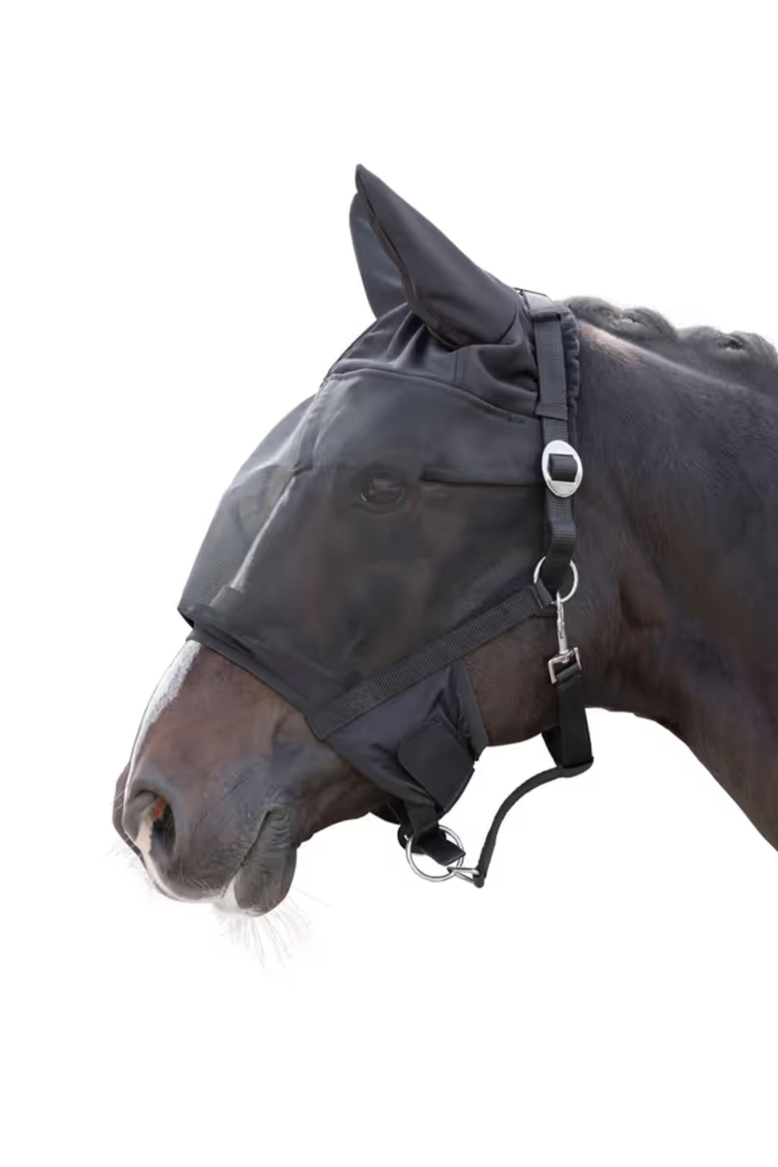 Covalliero Halter With Fly Mask Antifly Protection for Horses