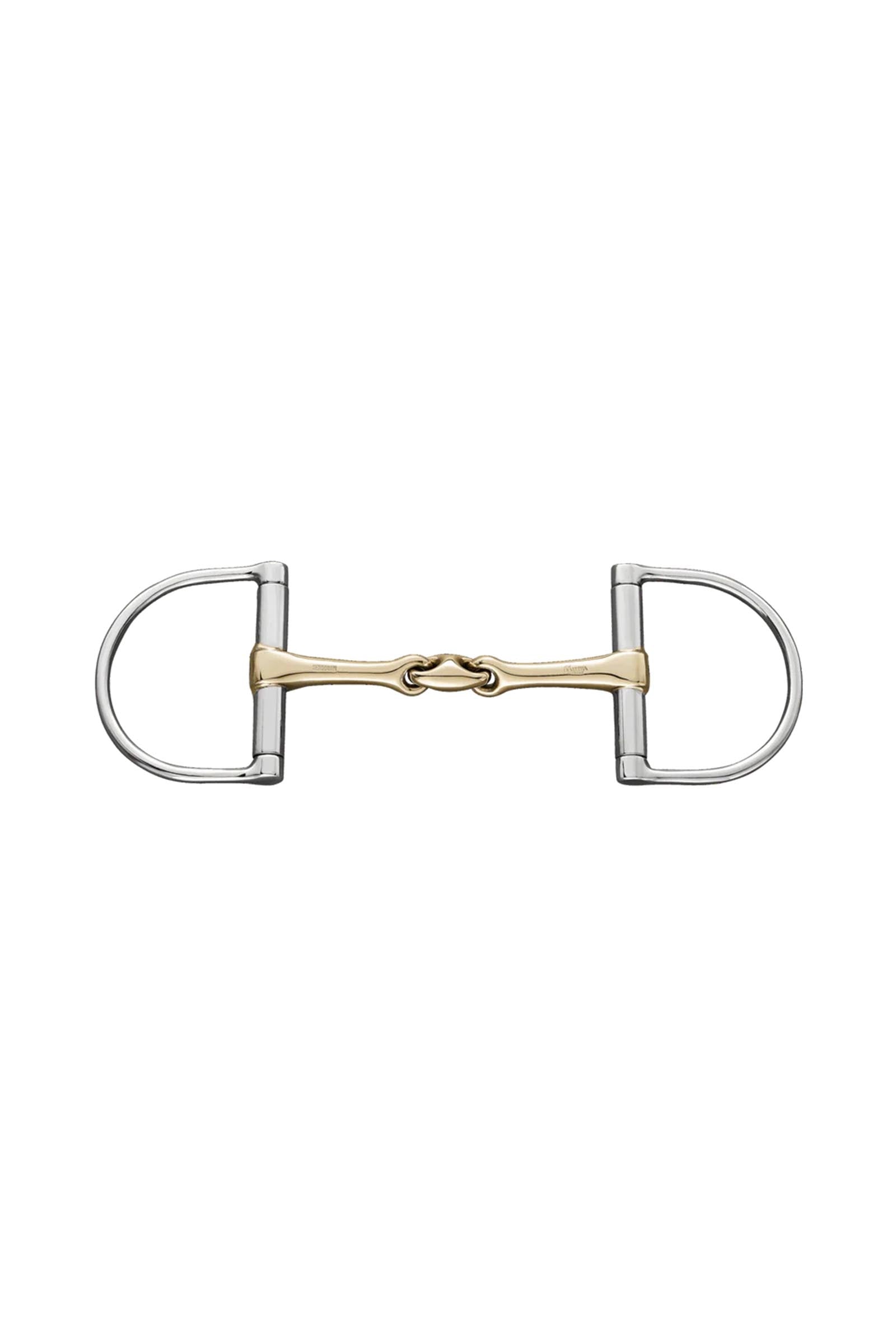 Sprenger KK D-Ring Wassertrense, doppelt gebrochen, 15 mm, Sensogan Gebisse