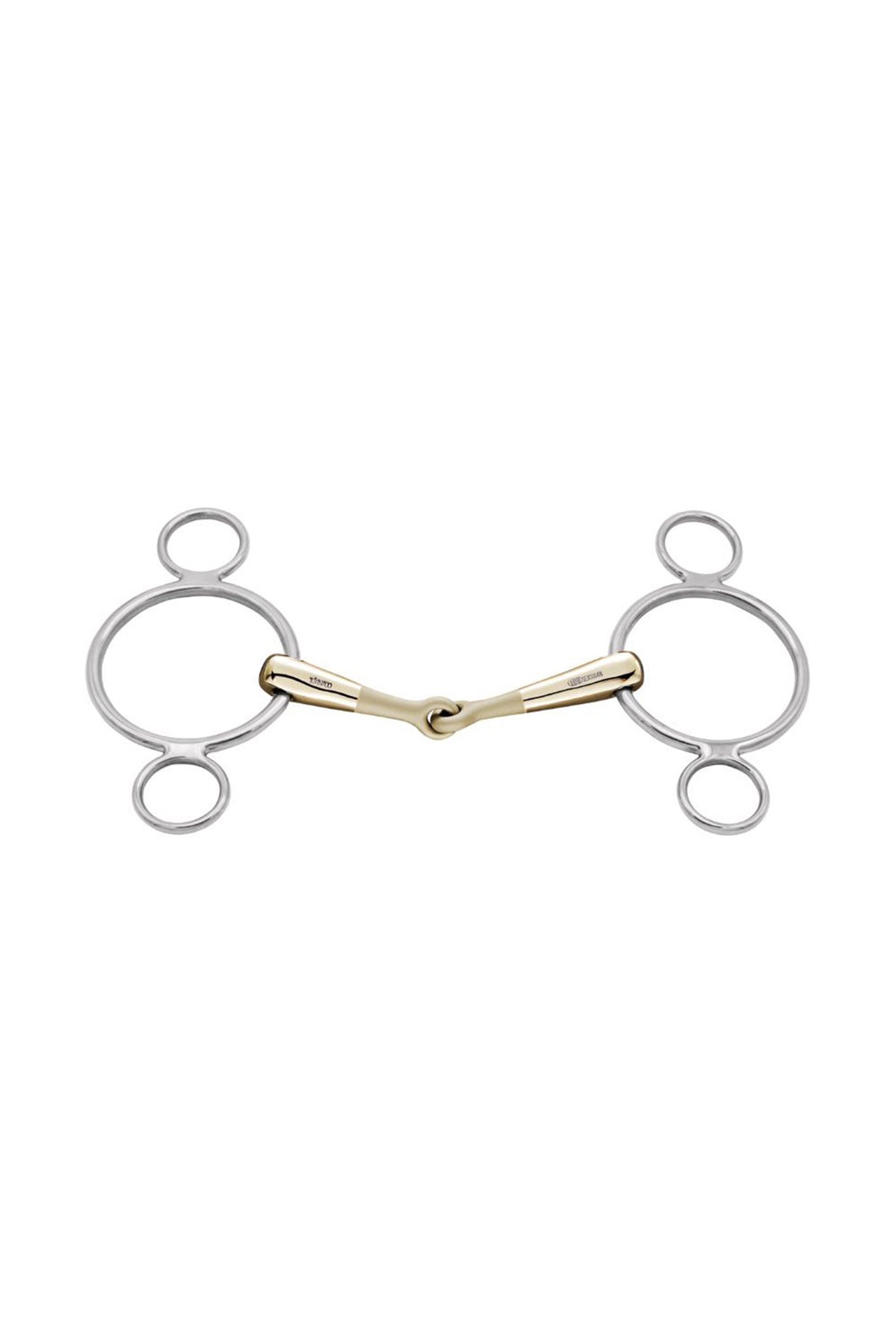 Sprenger Turnado 3-Ring-Gebiss, einfach gebrochen, 16 mm, Sensogan Gebisse