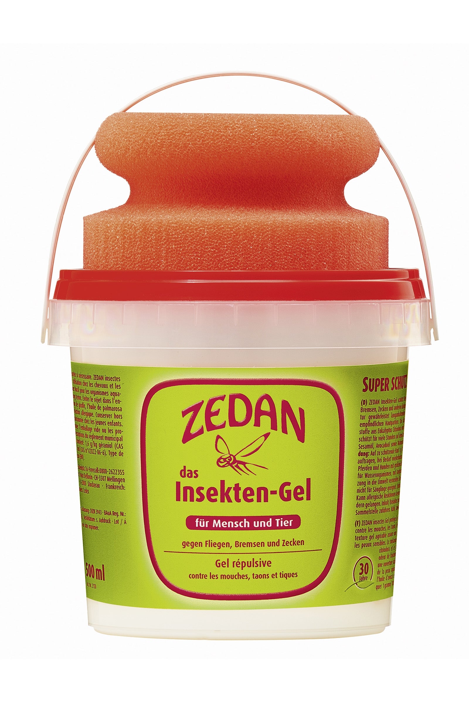 Zedan Das Insekten Gel mit Schwamm, 500ml Fliegenschutz