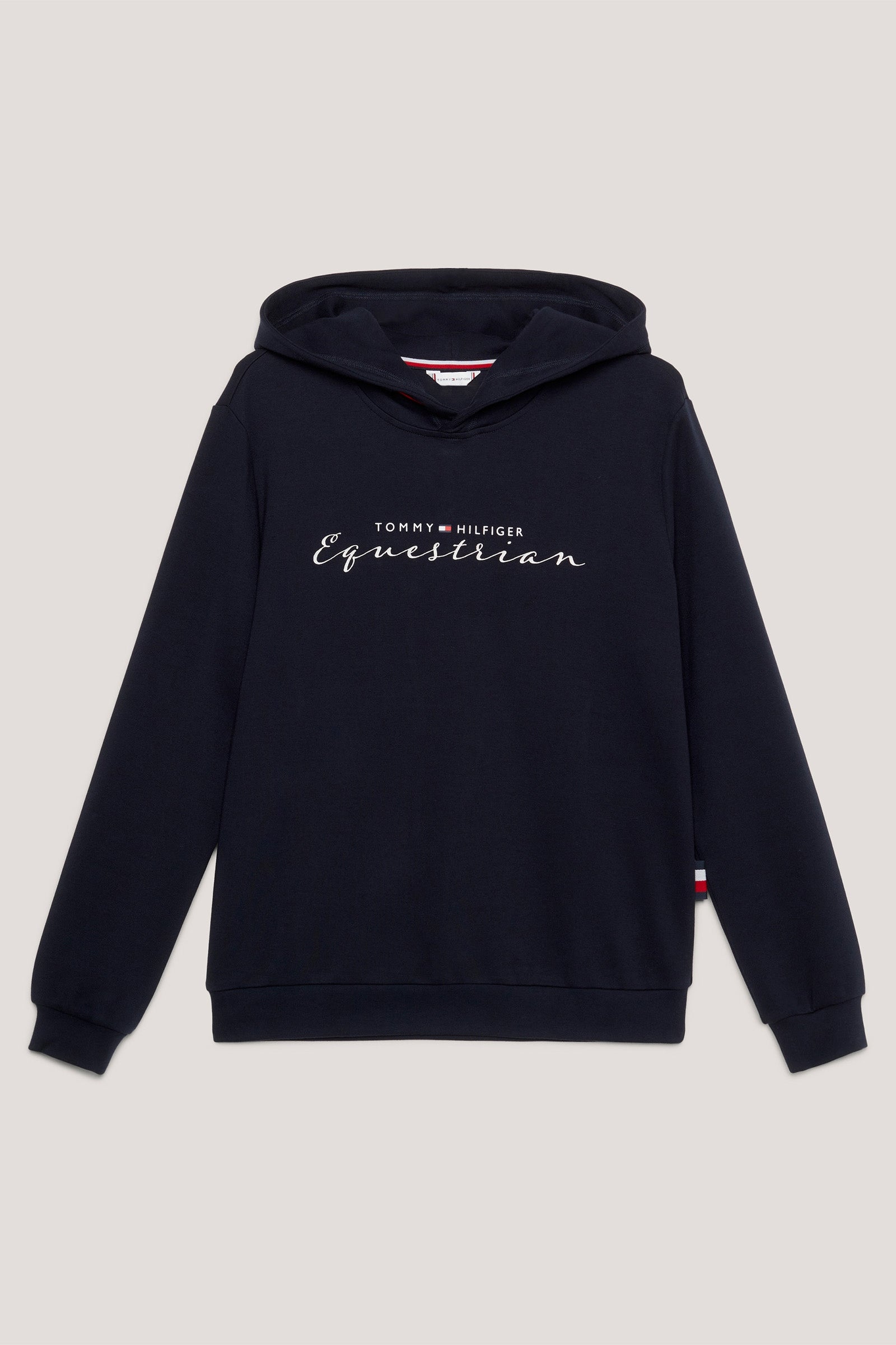 Tommy Hilfiger Equestrian Metallischer Logo Hoodie für Damen Damen Reitbekleidung