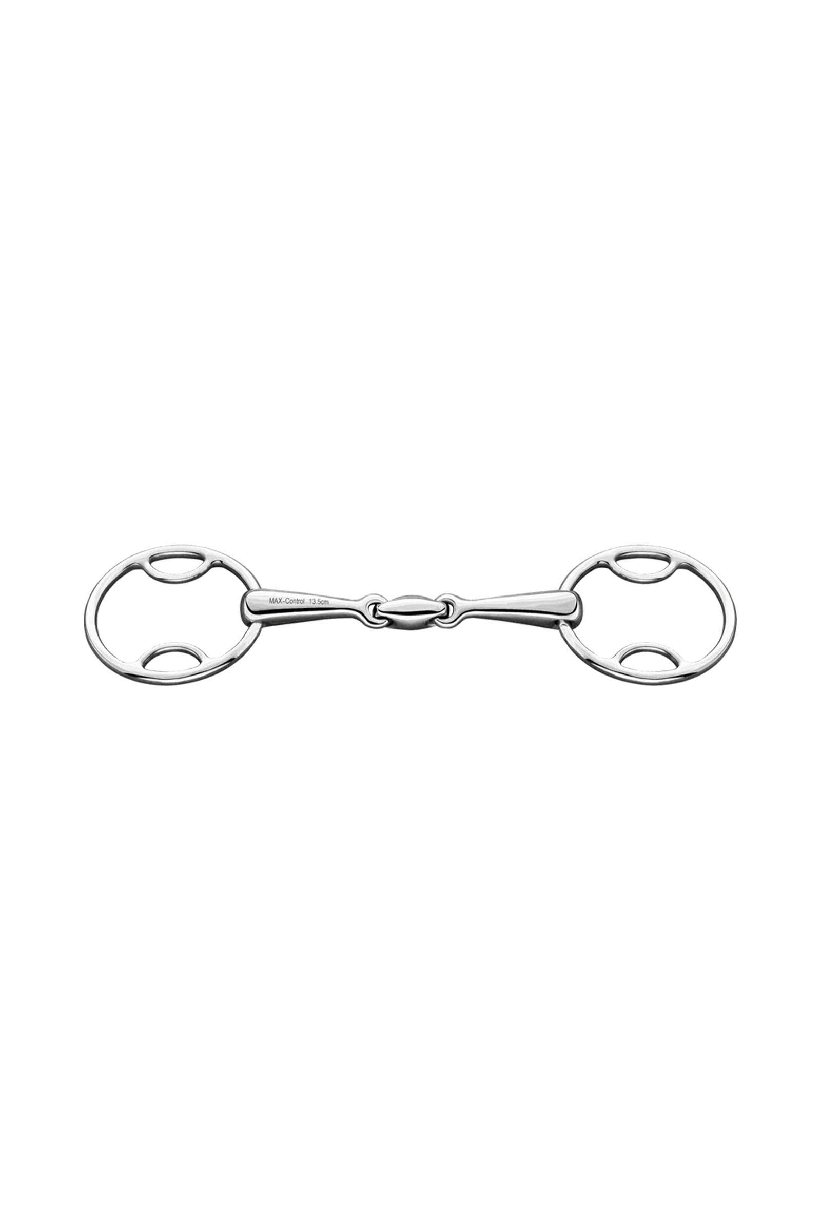 Sprenger Max Control 3-Ring-Gebiss mit Arret., doppelt gebrochen, 16 mm, Edelstahl Trensenzäume & Zügel