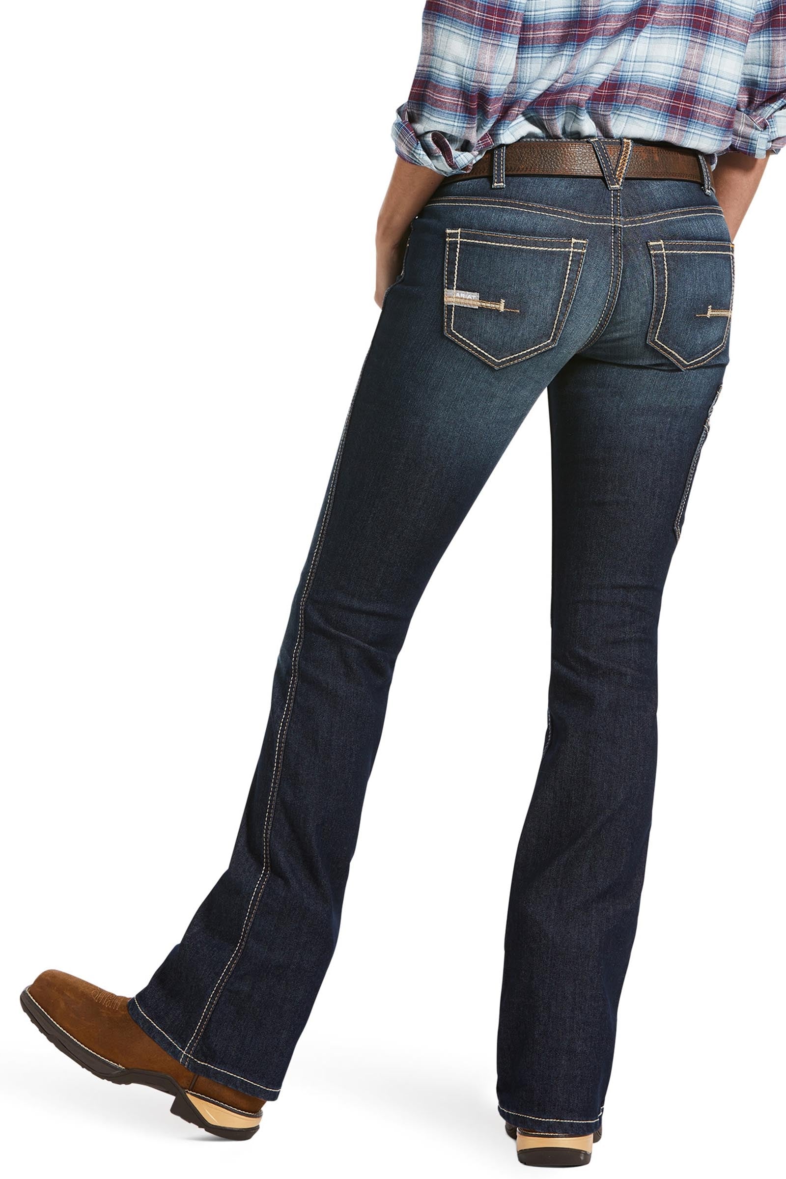 Ariat Damen Rebar MR DuraStretch Riveter Bootcut Jeans Womens Breeches