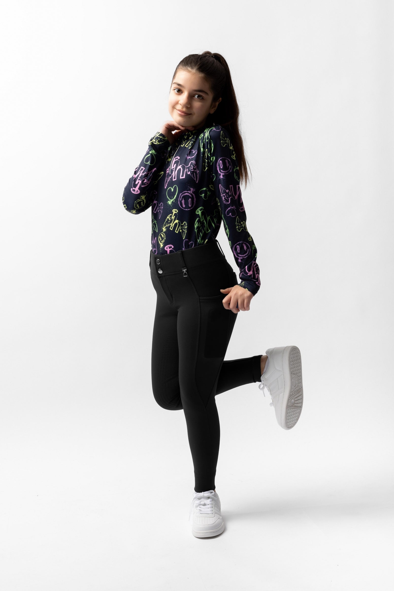 Horze Mira Kids´ Full Grip Breeches Kids Apparel