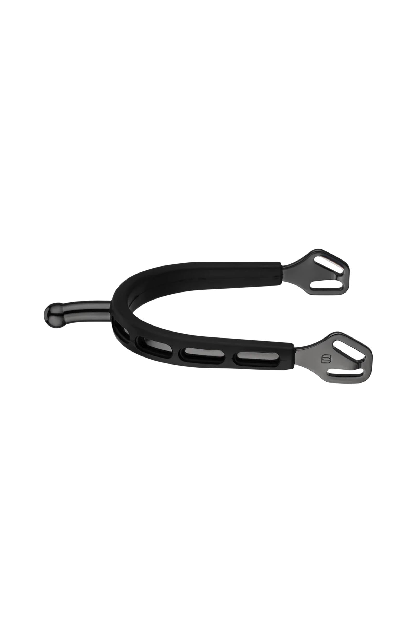 Sprenger ULTRA Fit Extra Grip Sporen "Black Series", Balkenhol Befestigung, 30 mm Gerten & Peitschen
